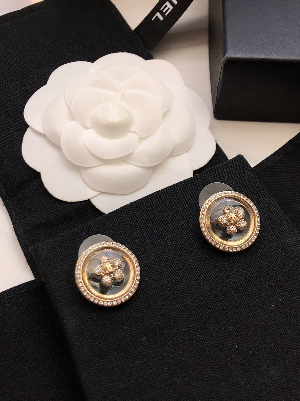 Chanel Pearl Stud Earrings