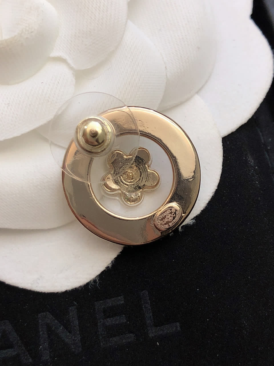 Chanel Pearl Stud Earrings