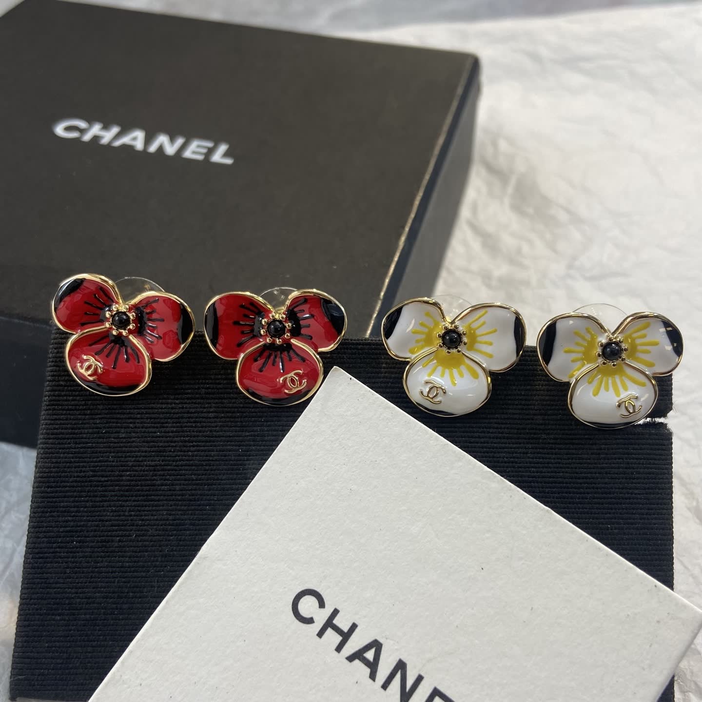 Chanel Camellia Earrings Chanel Camellia Earrings