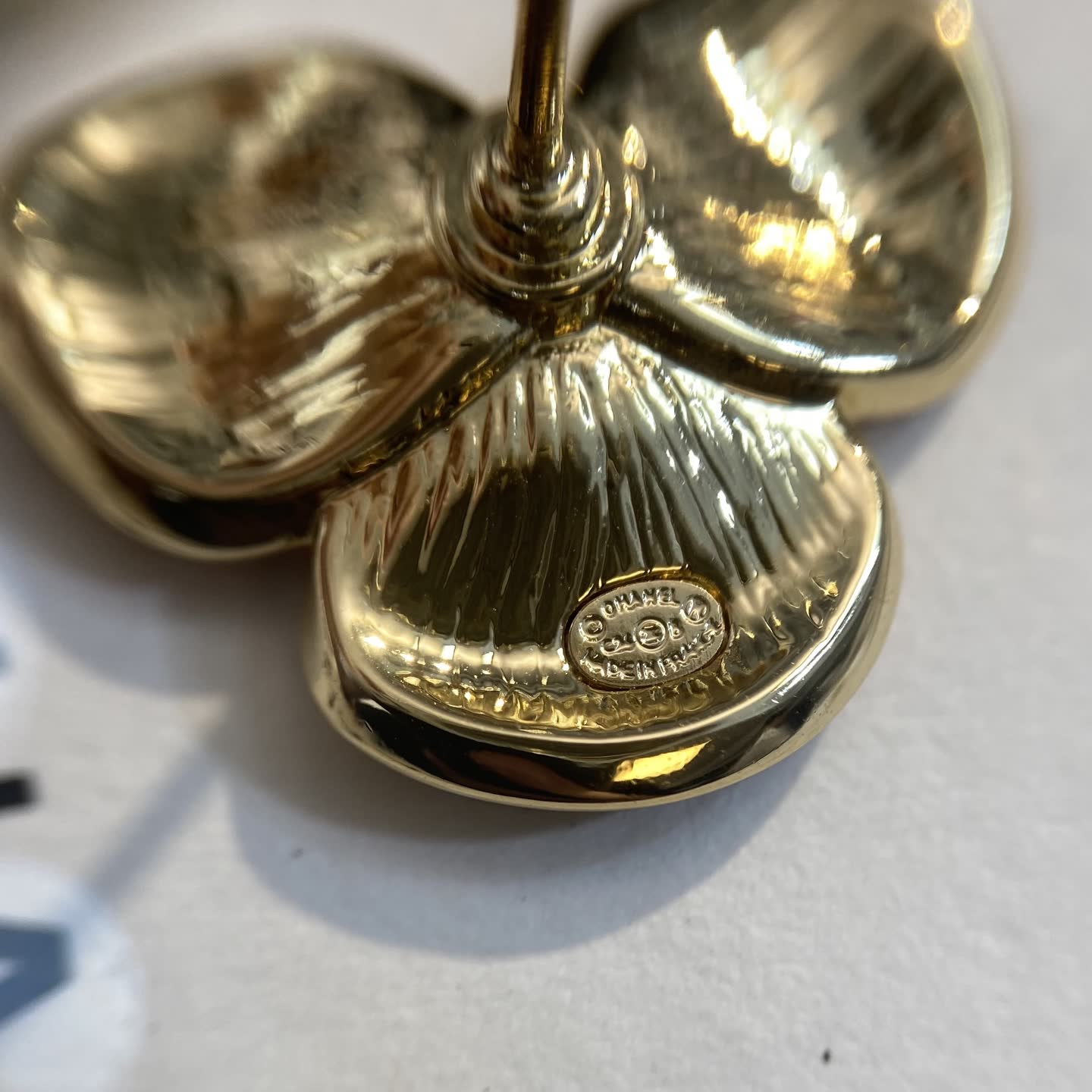 Chanel Camellia Earrings