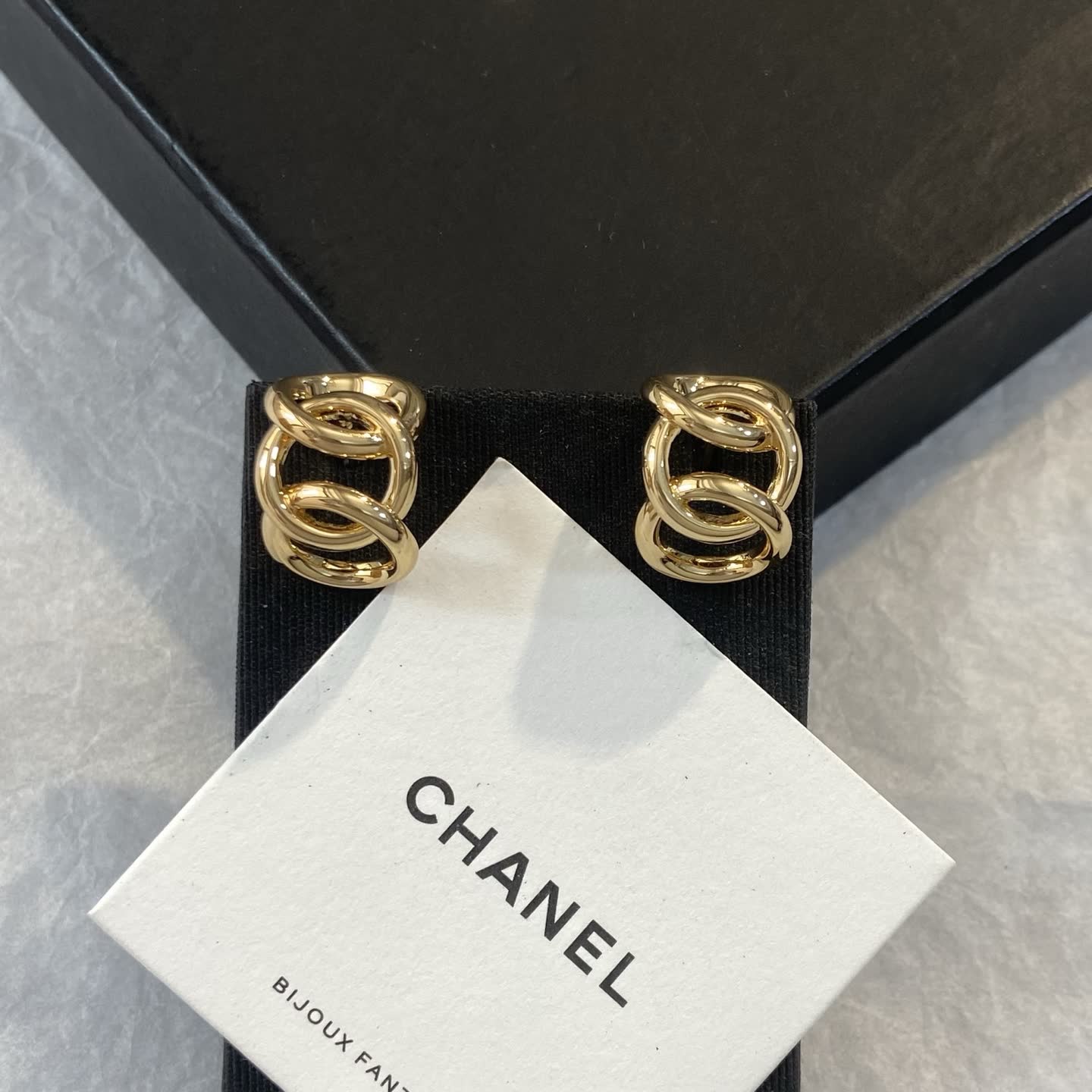 Chanel Gold Tone Earrings Chanel Gold Tone Earrings