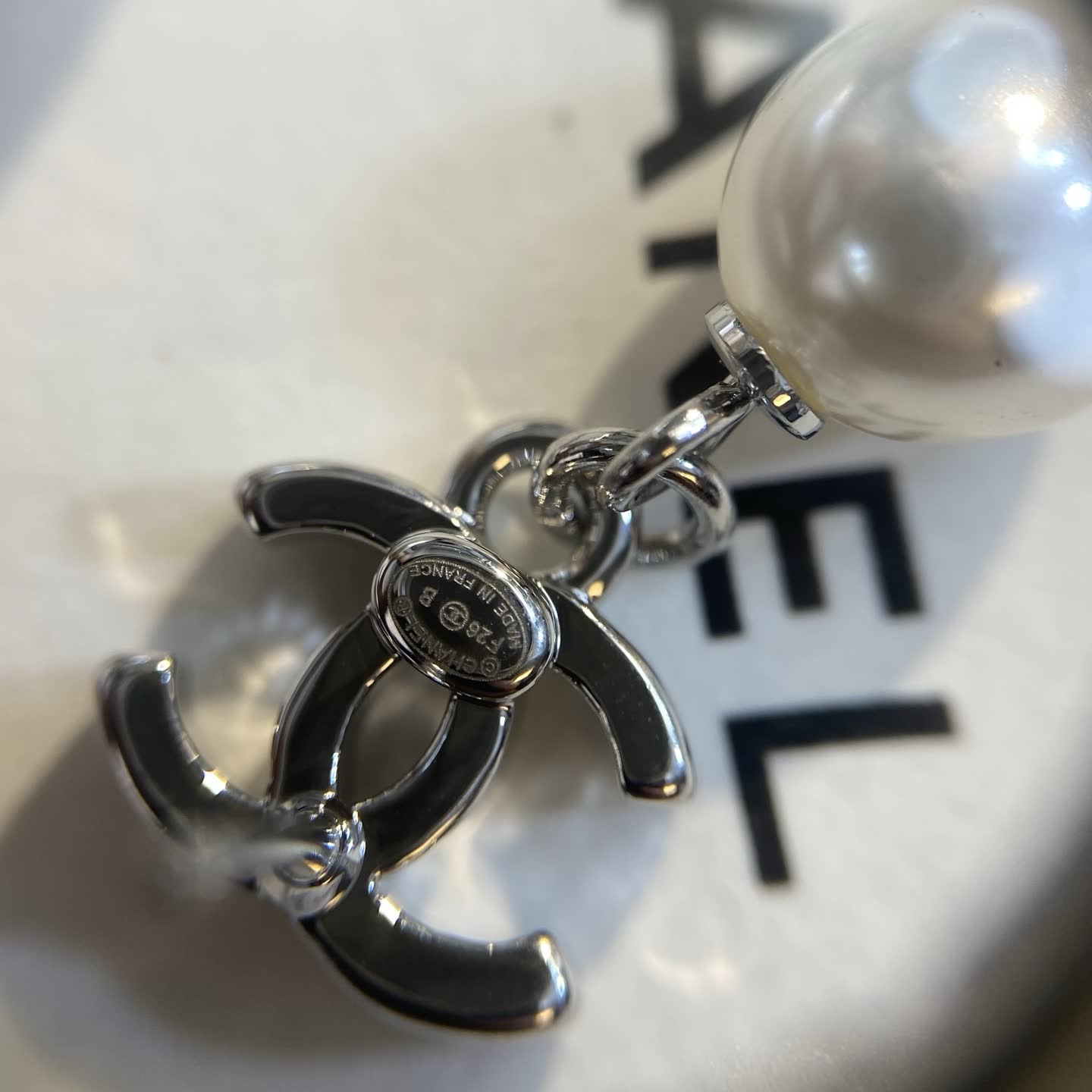 Chanel Pearl Earrings