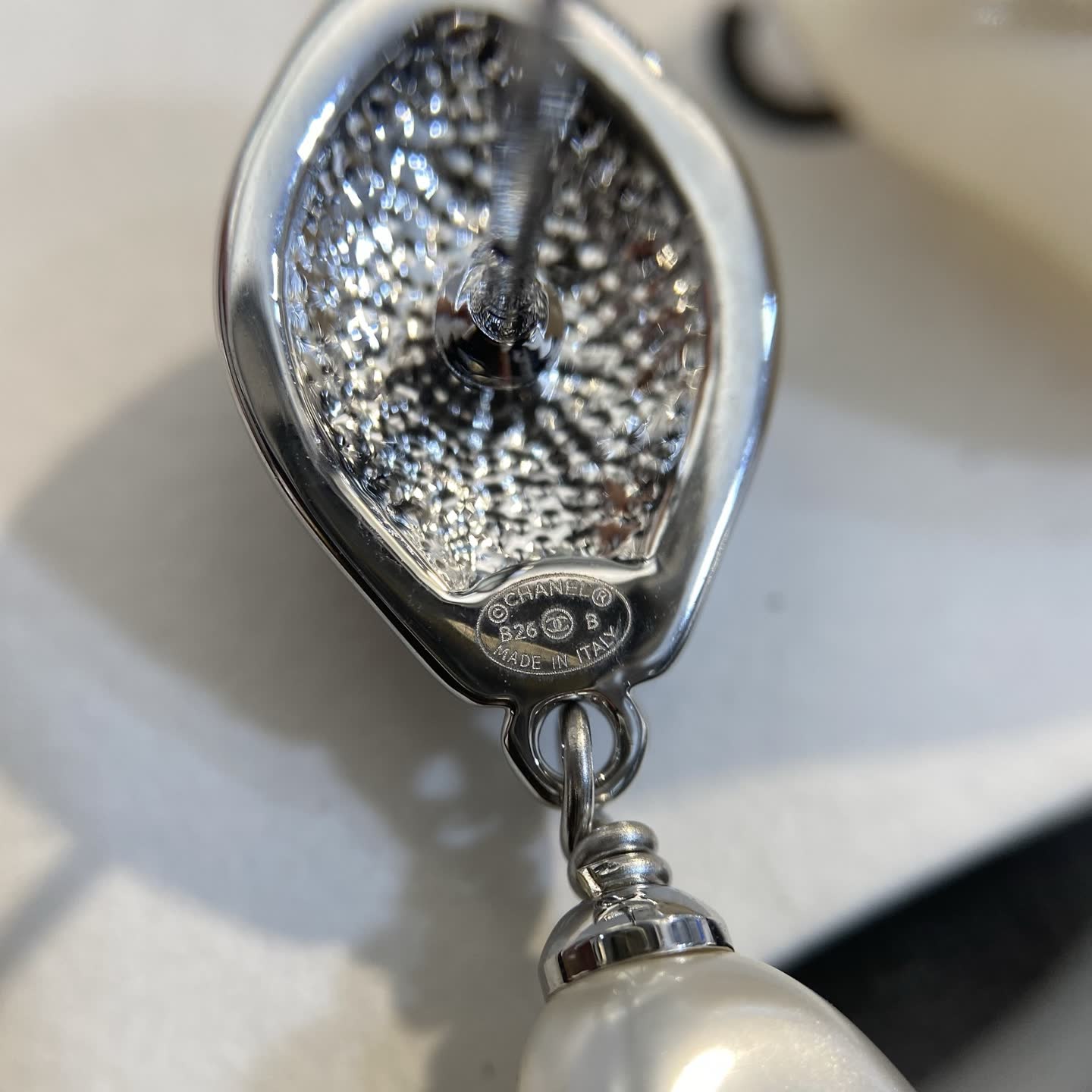 Chanel Pearl Drop Earrings