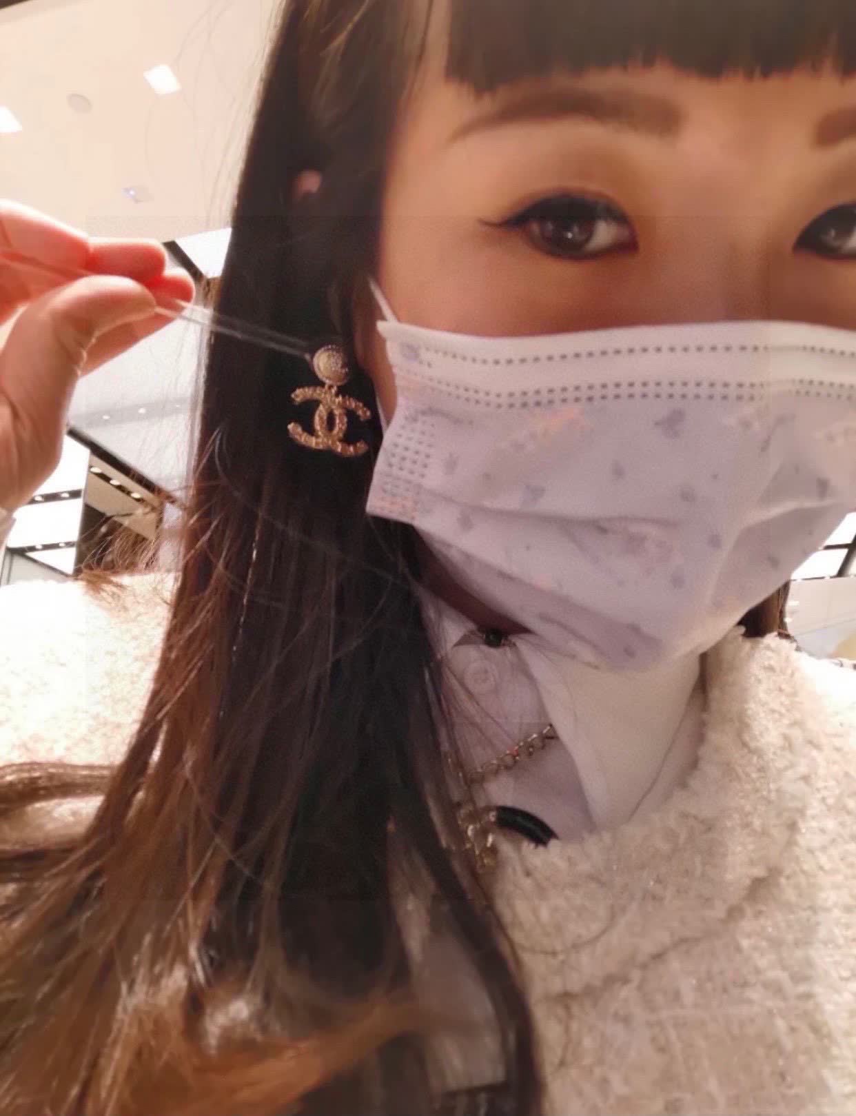 Chanel CC Logo Earrings