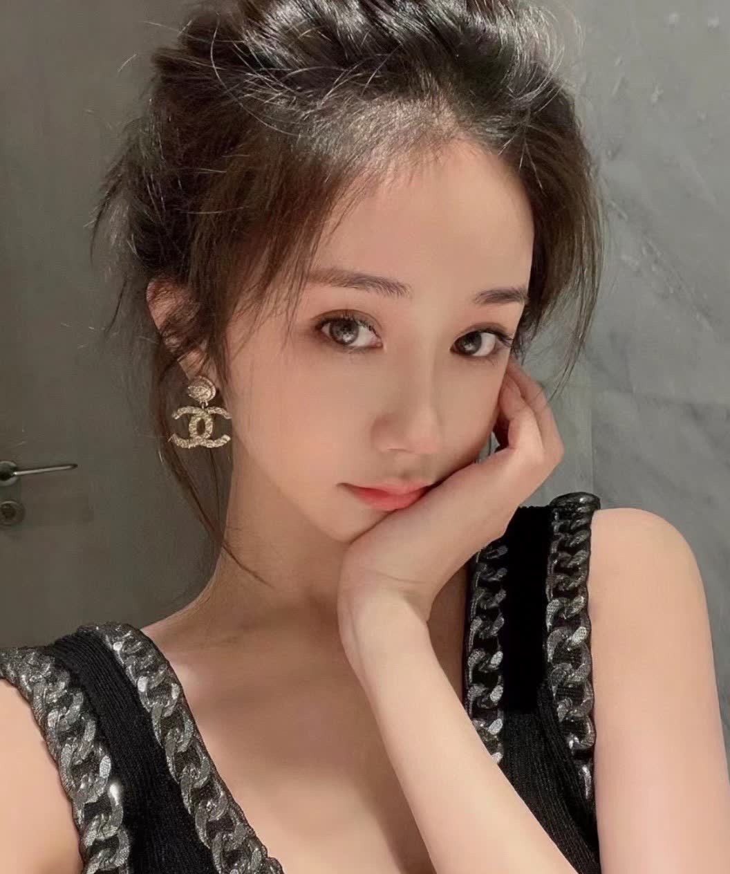 Chanel CC Logo Earrings
