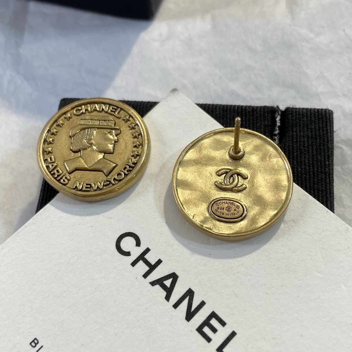 Chanel Coin Earrings Chanel Coin Earrings