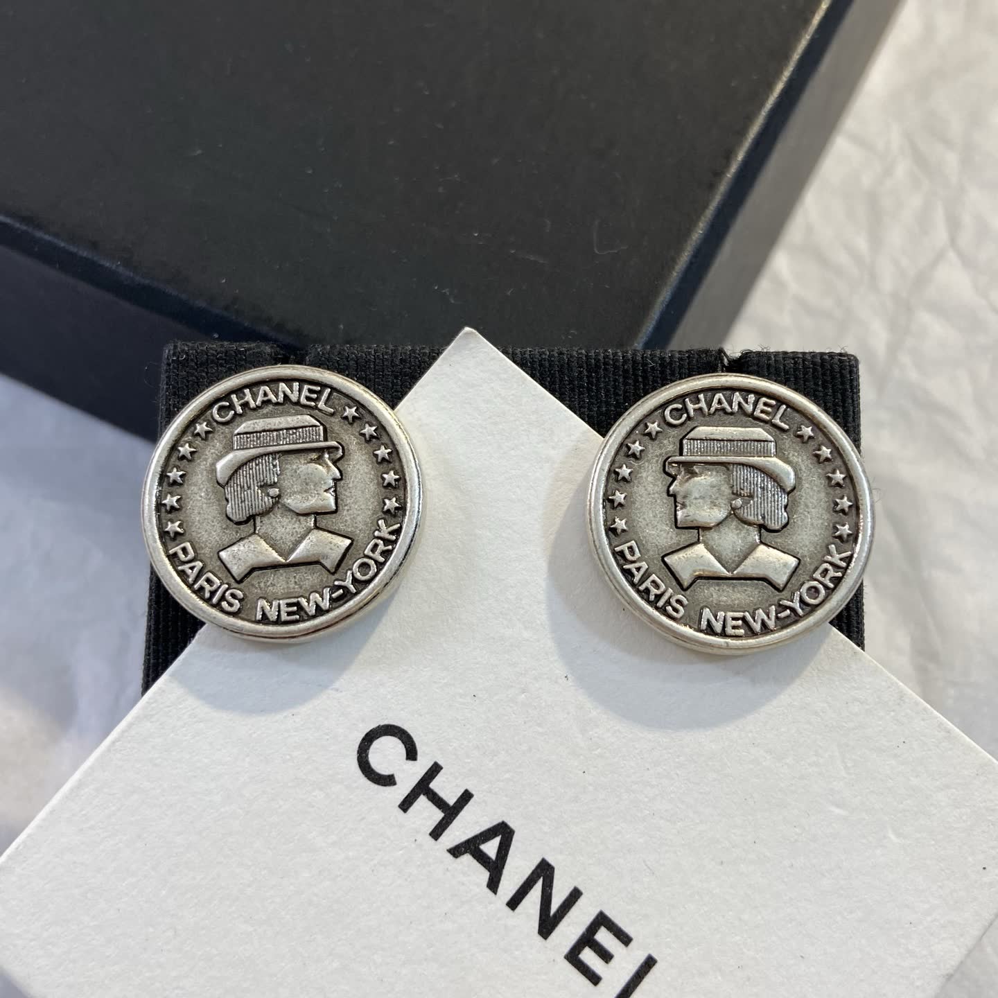 Chanel Coin Earrings