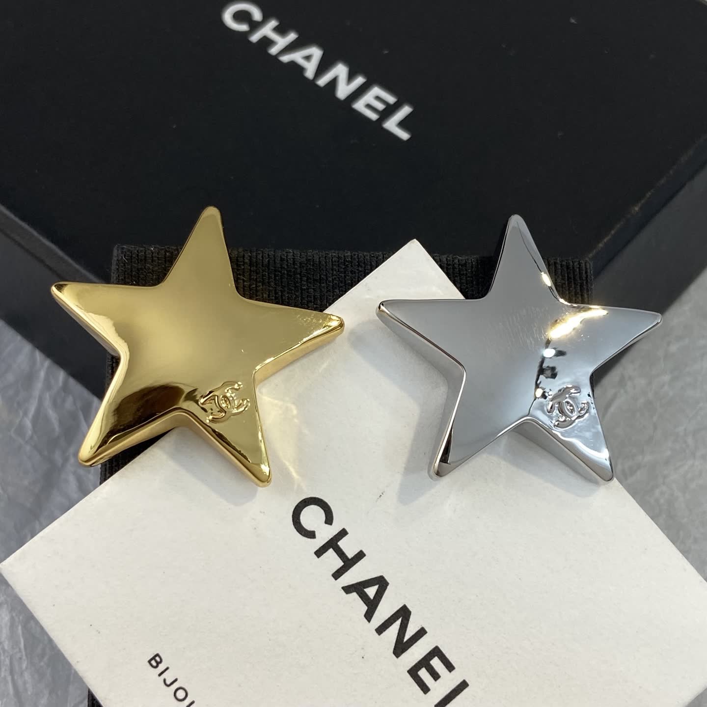 Chanel Star Earrings