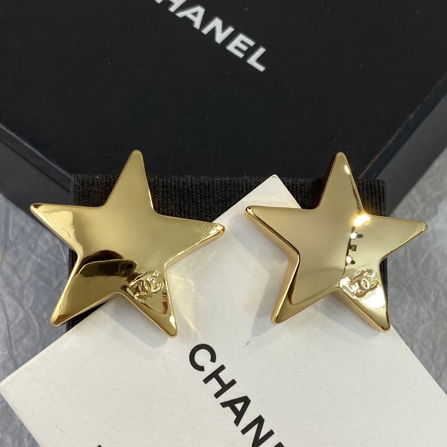 Chanel Star Earrings