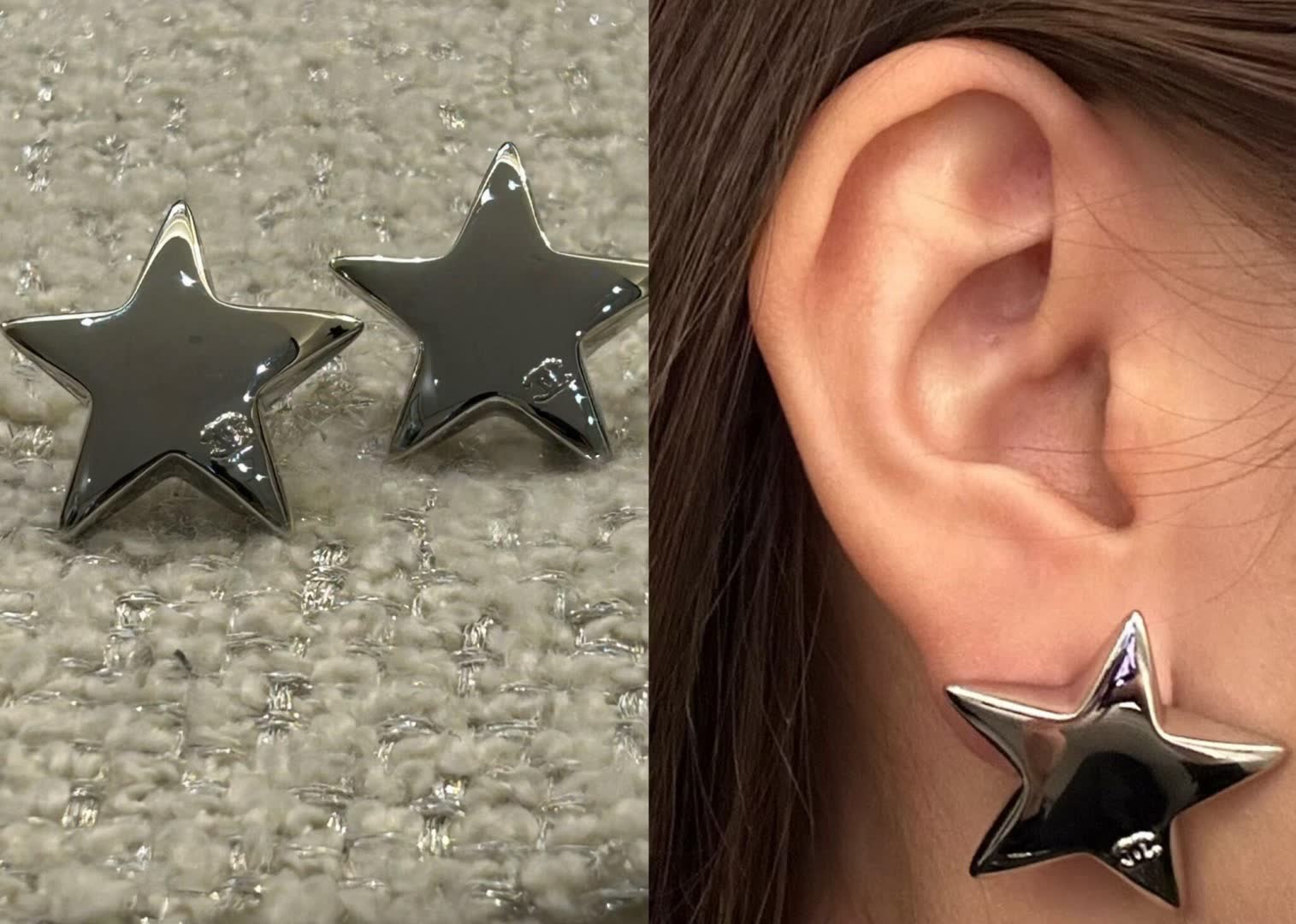 Chanel Star Earrings