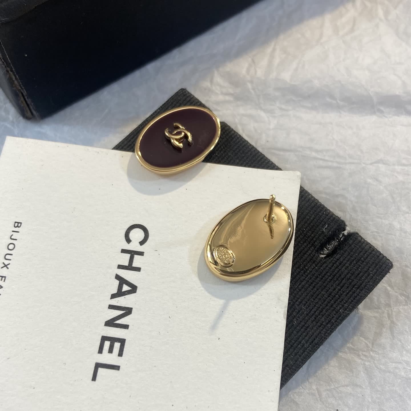 Chanel CC Logo Earrings