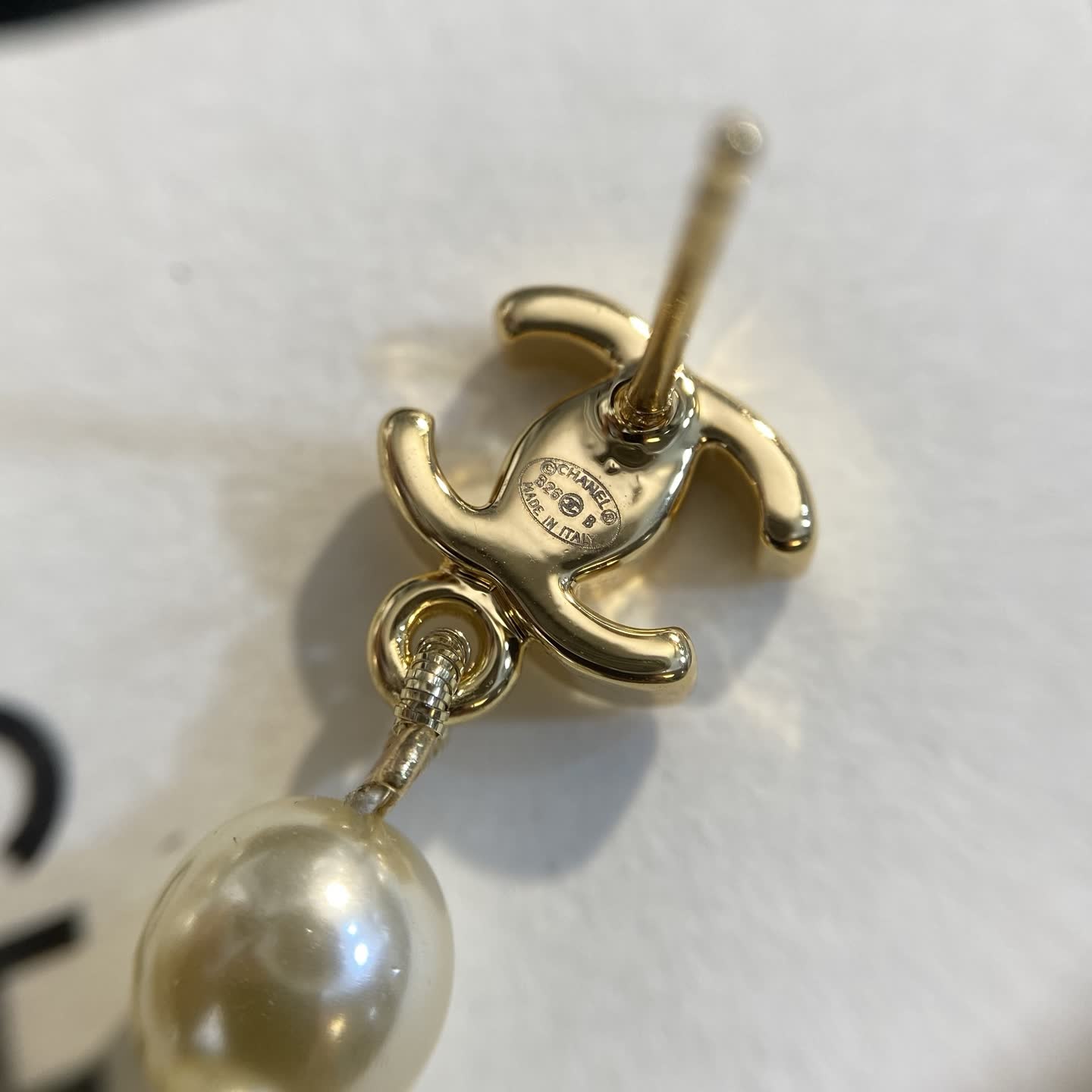 Chanel Pearl Earrings