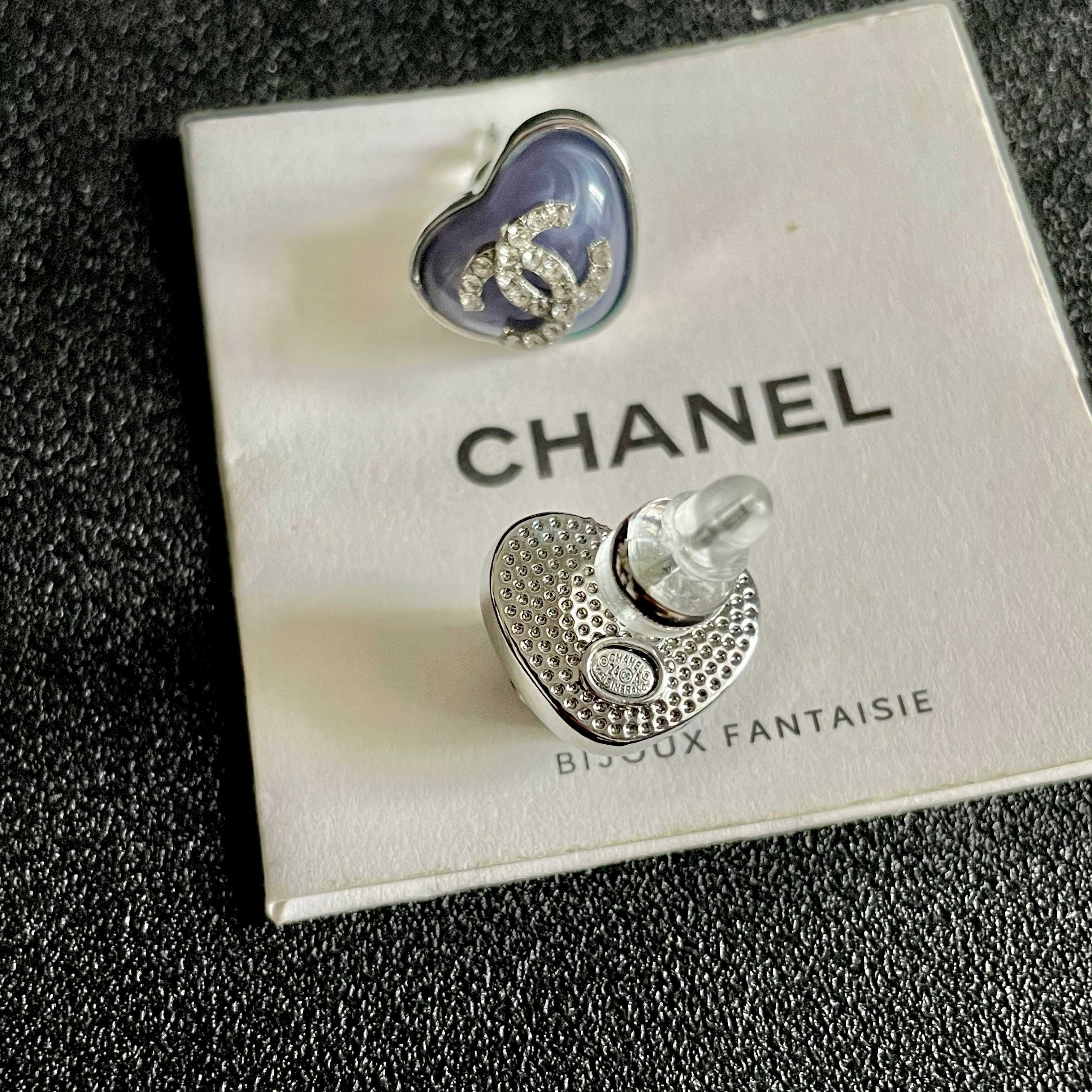 Chanel Heart Earrings