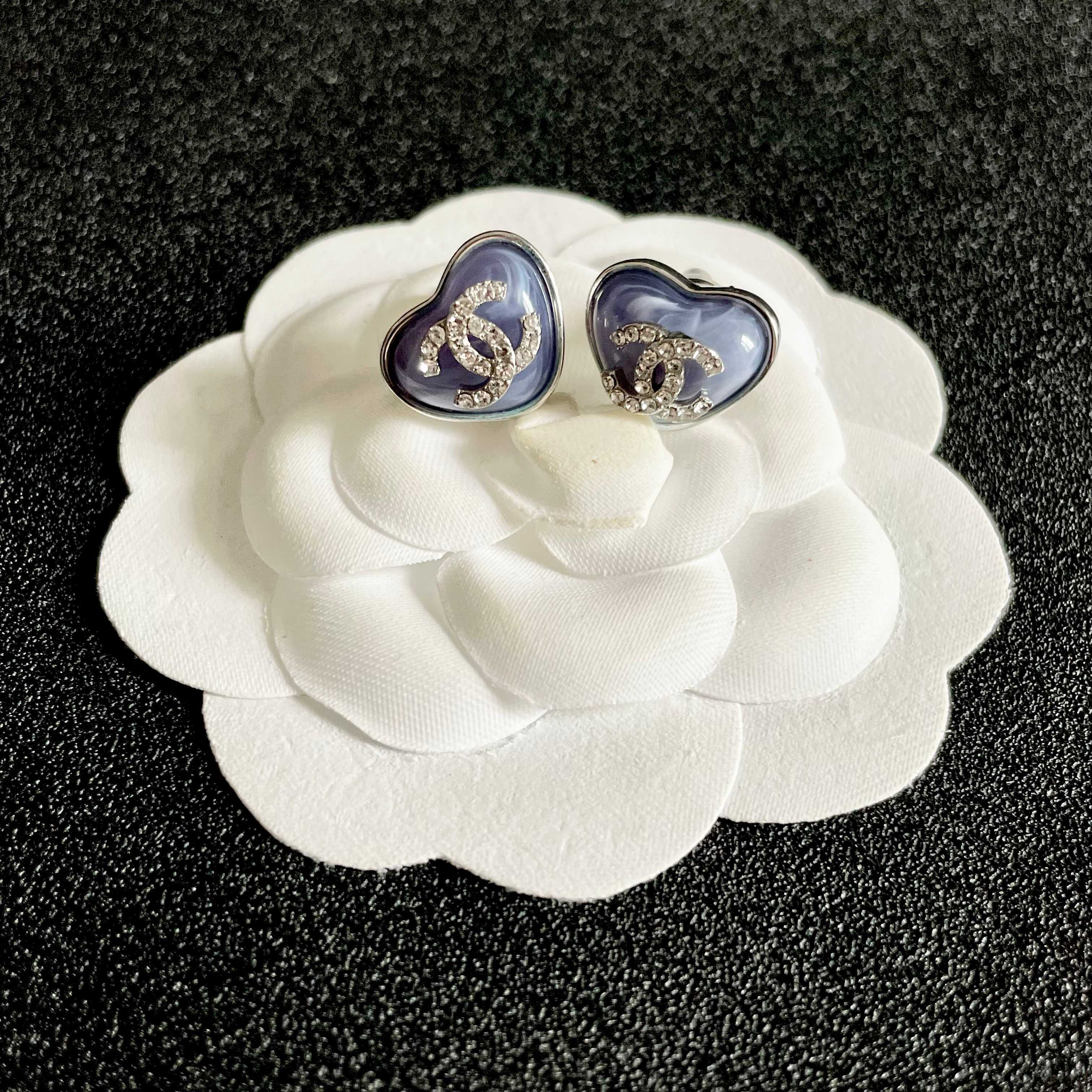 Chanel Heart Earrings