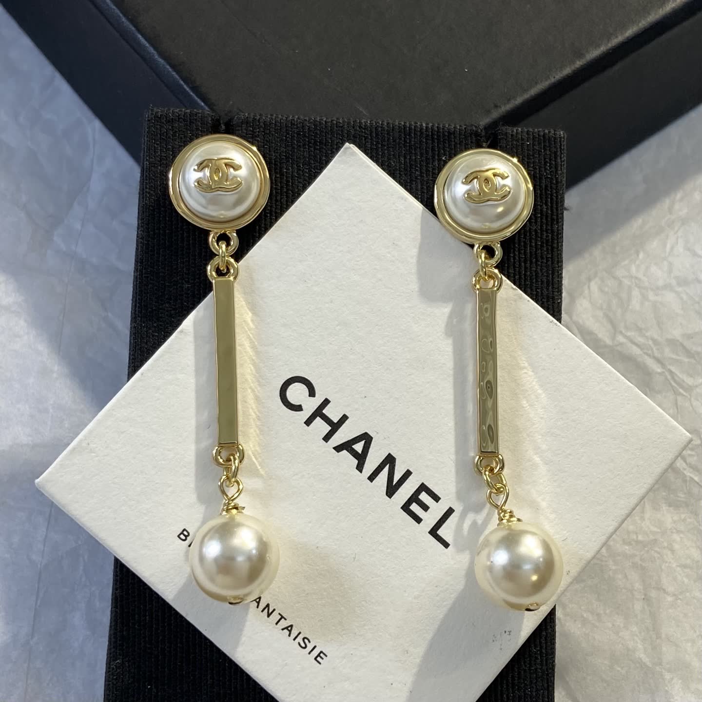 Chanel Pearl Drop Earrings Chanel Pearl Drop Earrings