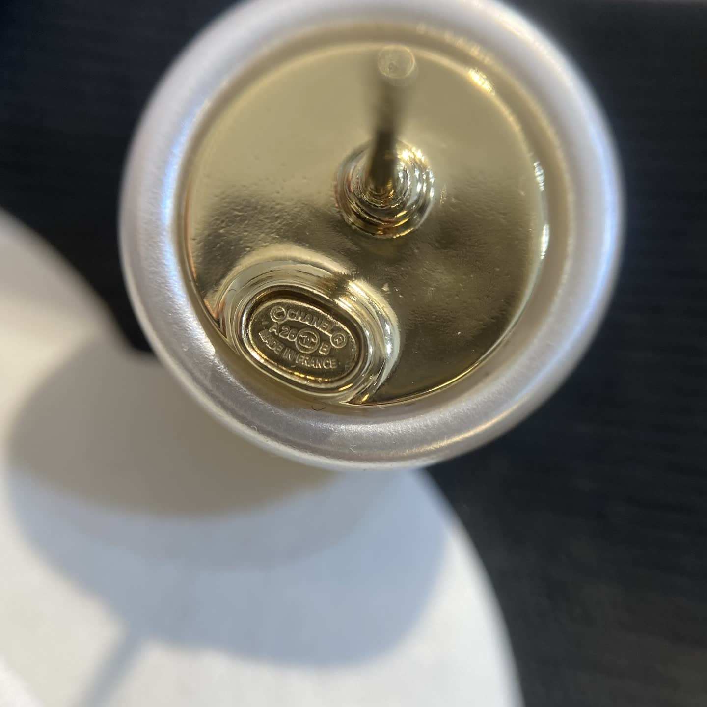Chanel CC Logo Earrings