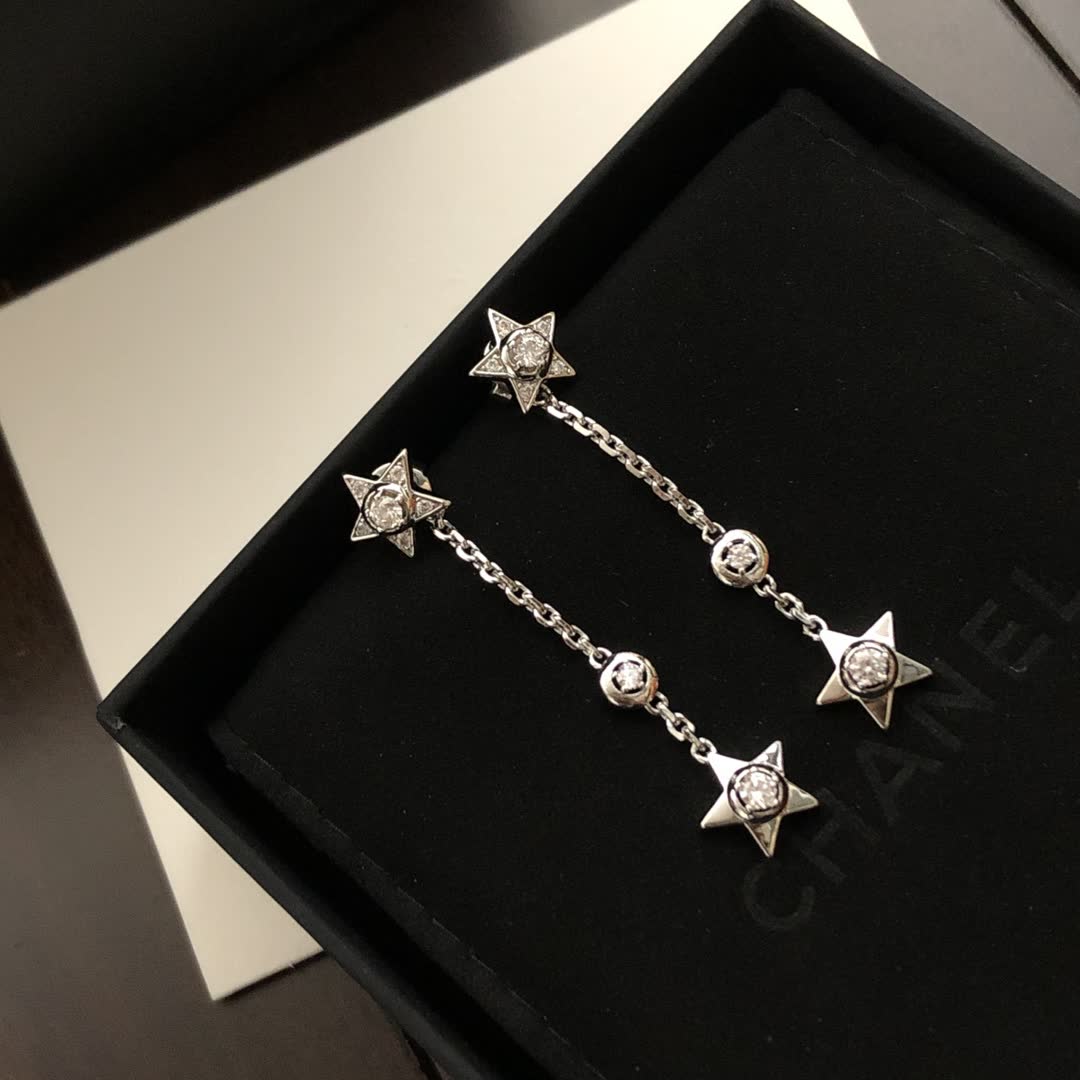 Chanel Star Earrings Chanel Star Earrings