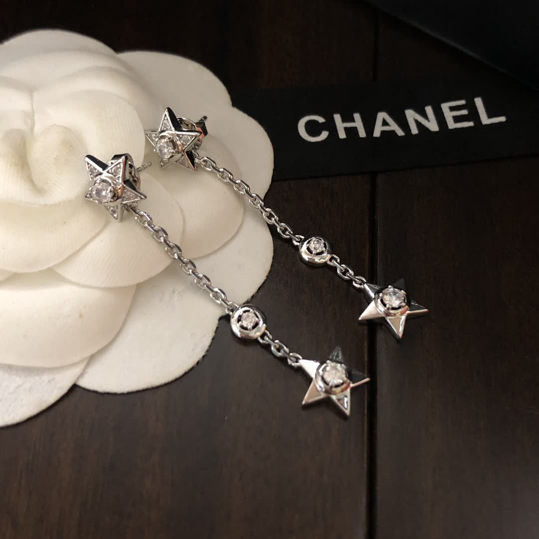 Chanel Star Earrings