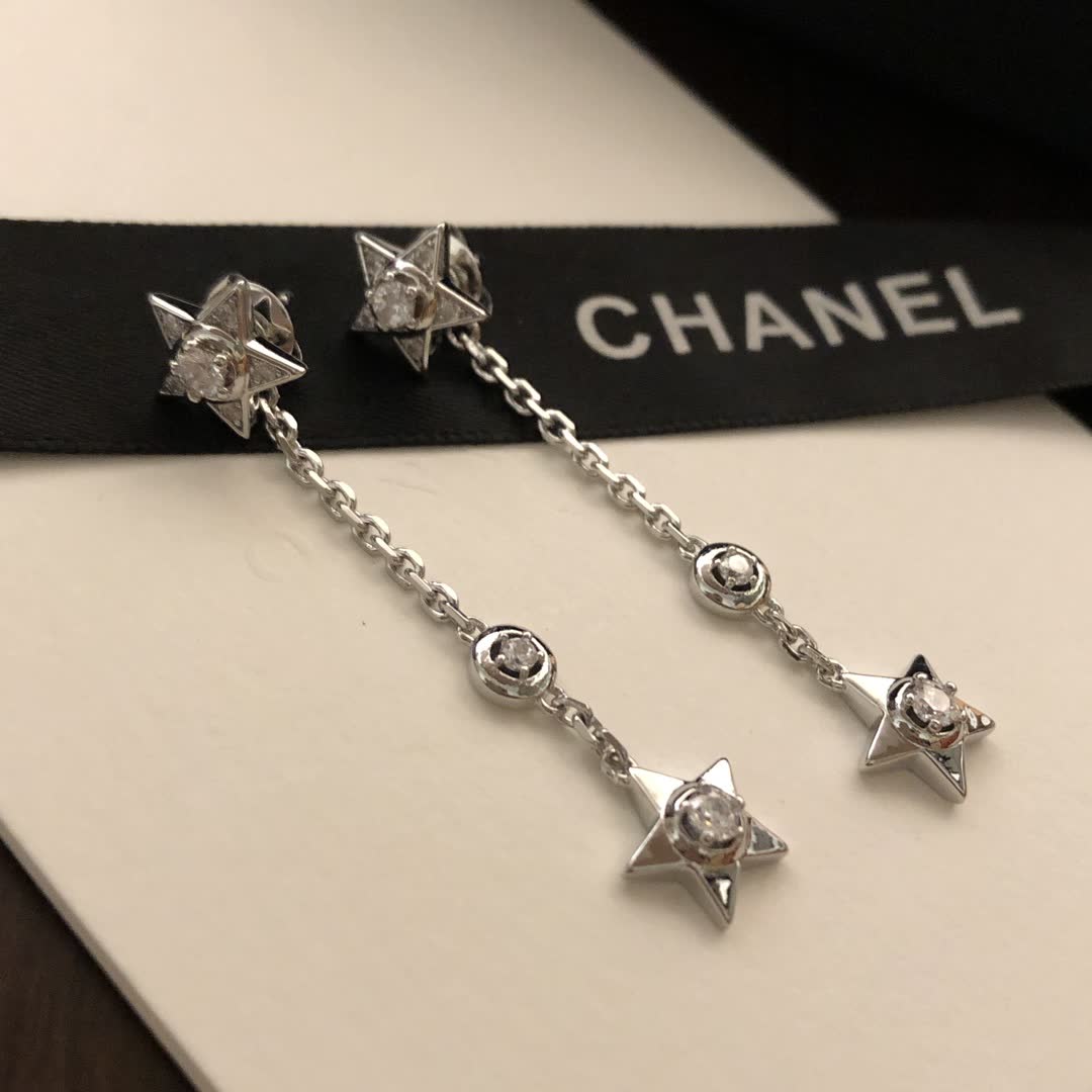 Chanel Star Earrings