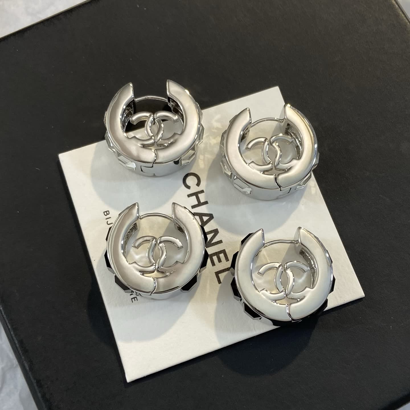 Chanel CC Logo Clip-on Earrings Chanel CC Logo Clip-on Earrings