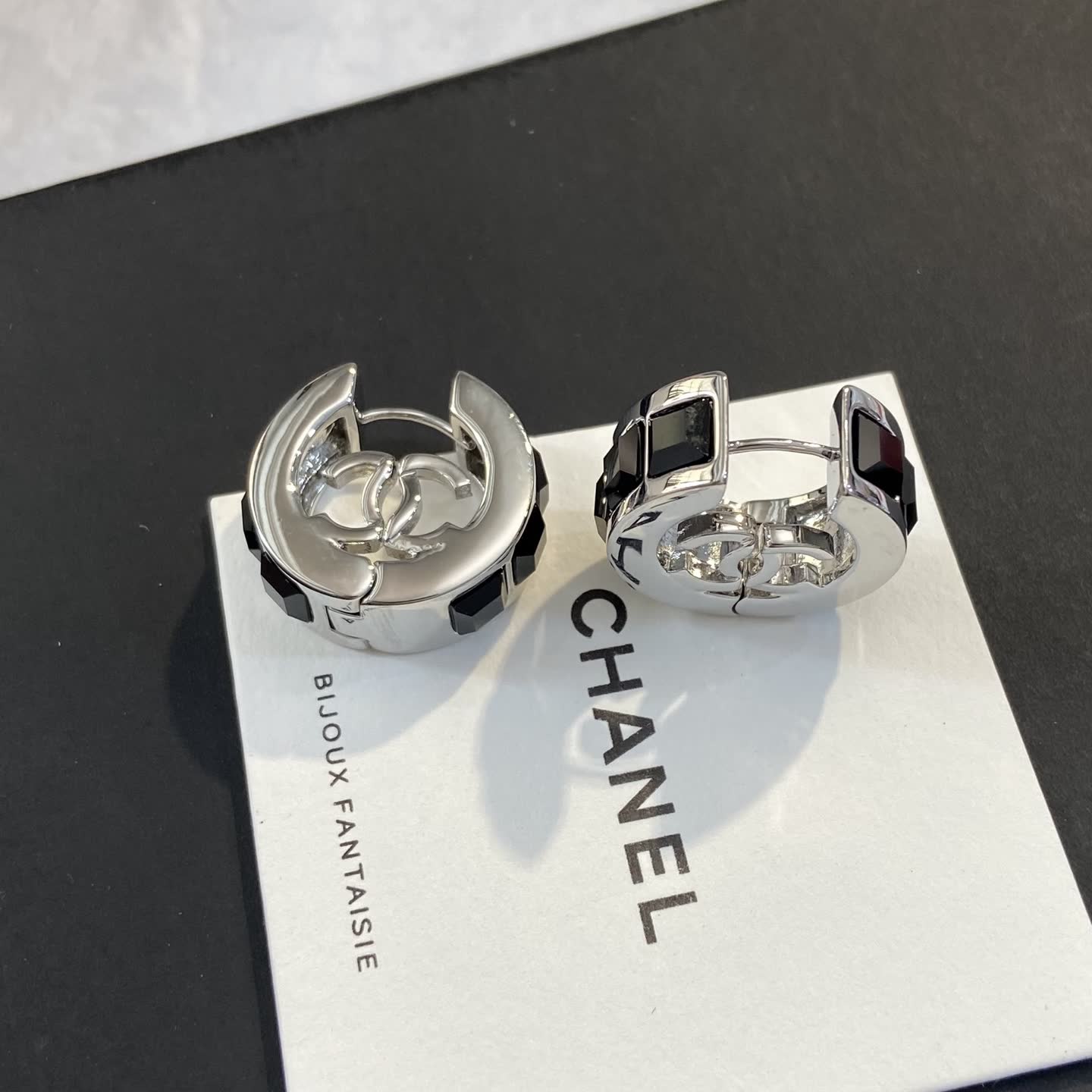 Chanel CC Logo Clip-on Earrings