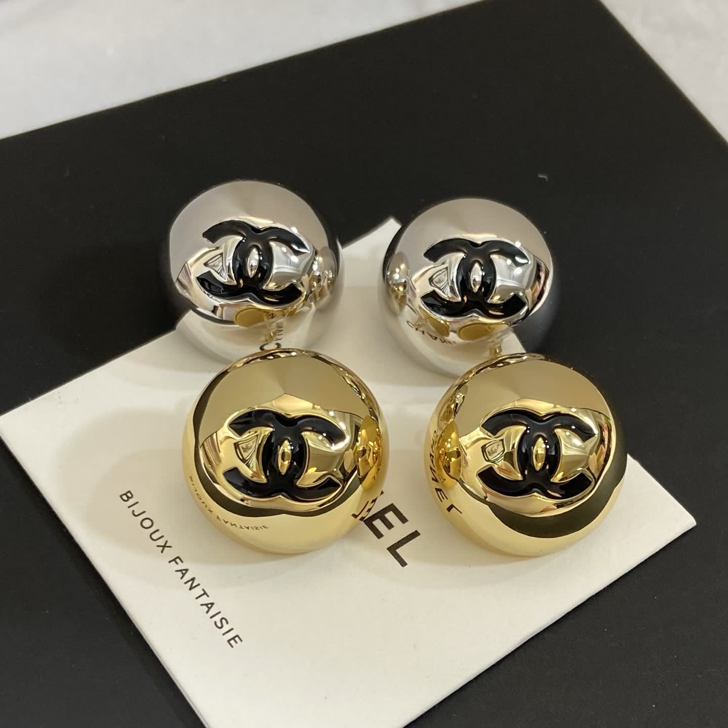 Chanel CC Logo Clip-On Earrings Chanel CC Logo Clip-On Earrings