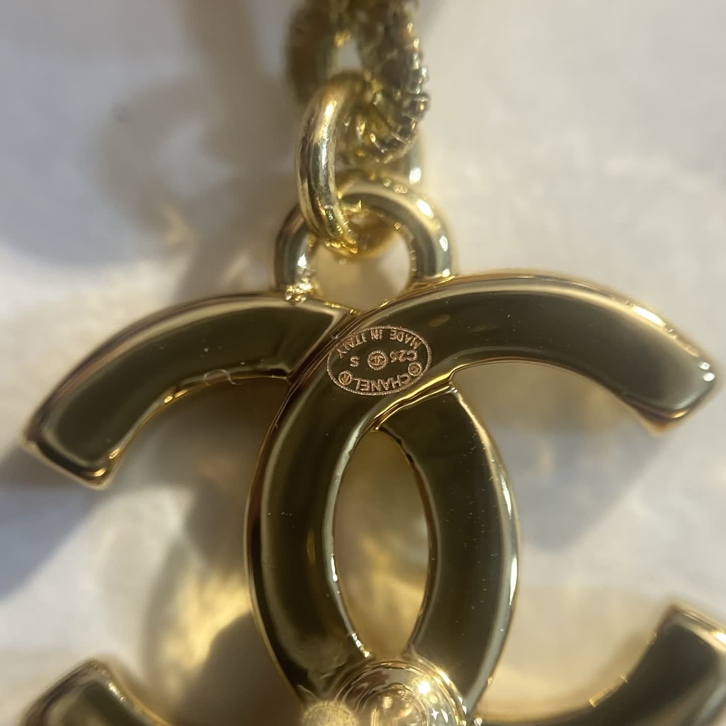 Chanel CC Logo and Murano Glass Earrings