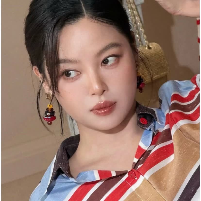 Chanel CC Logo and Murano Glass Earrings