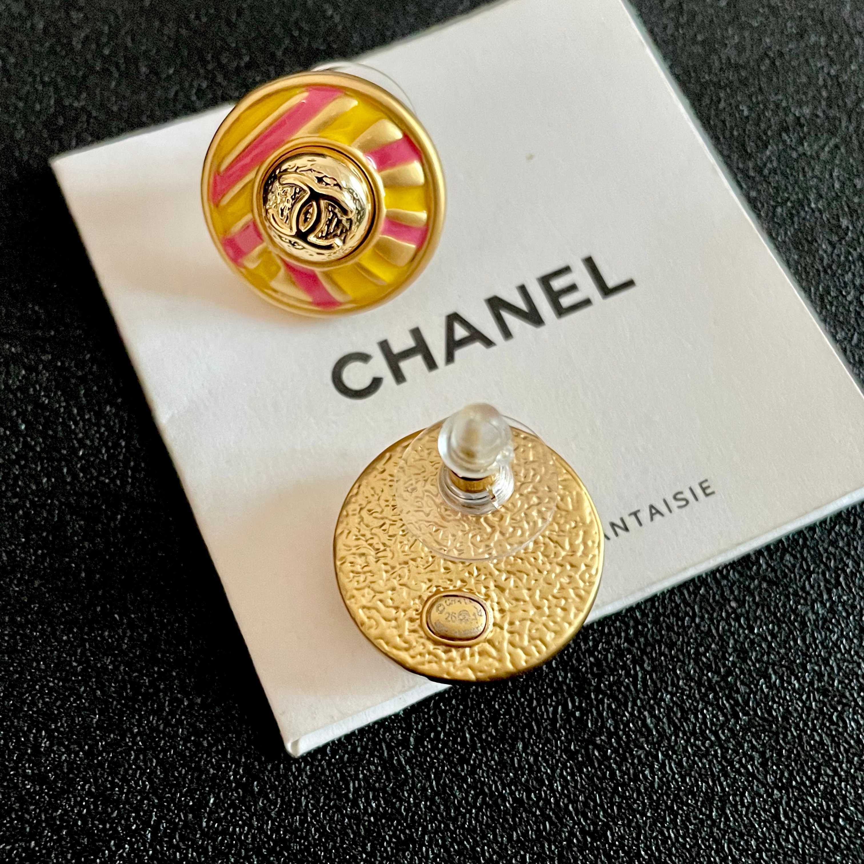 Chanel Medusa Stud Earrings