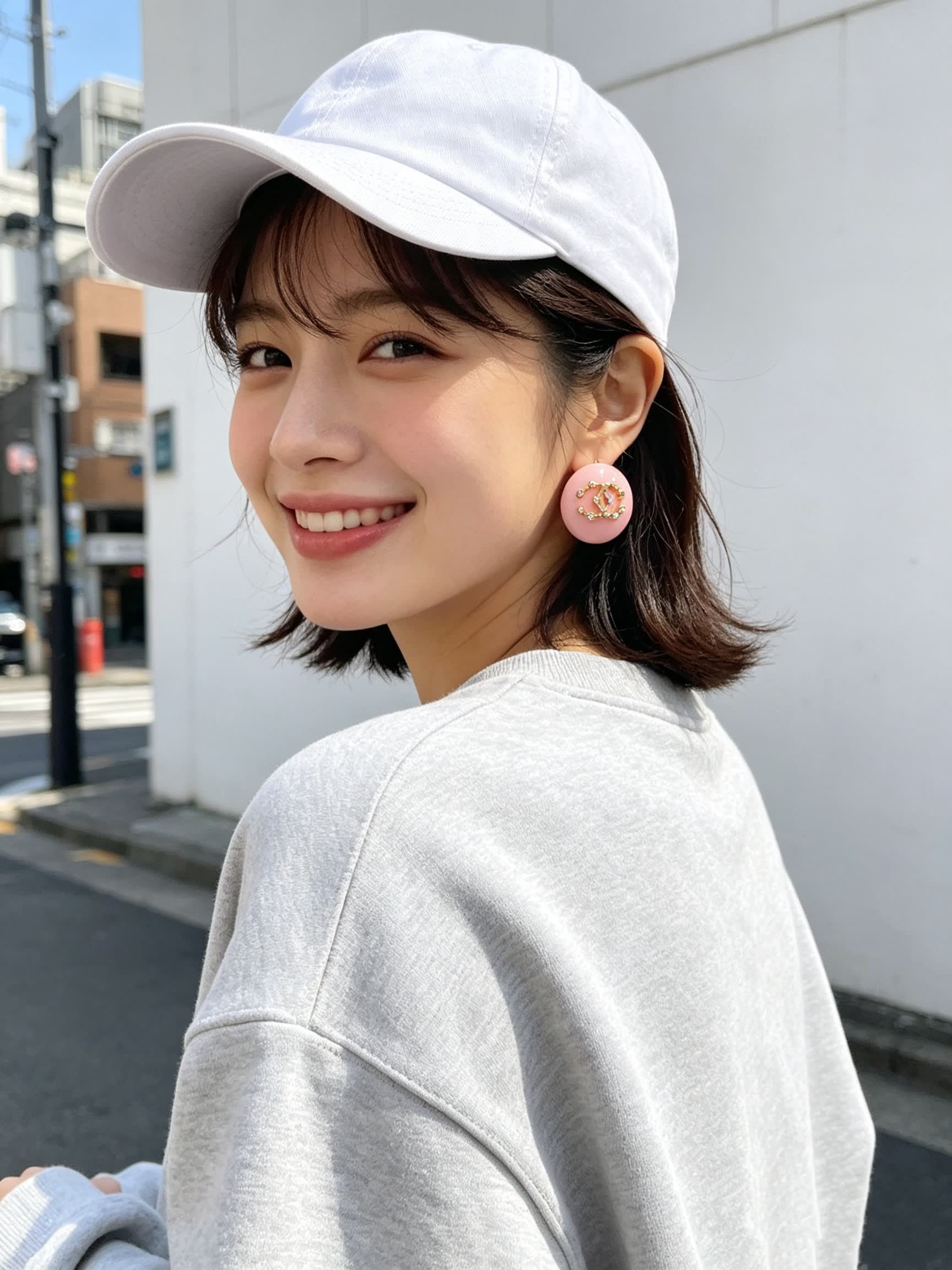 Chanel CC Logo Earrings