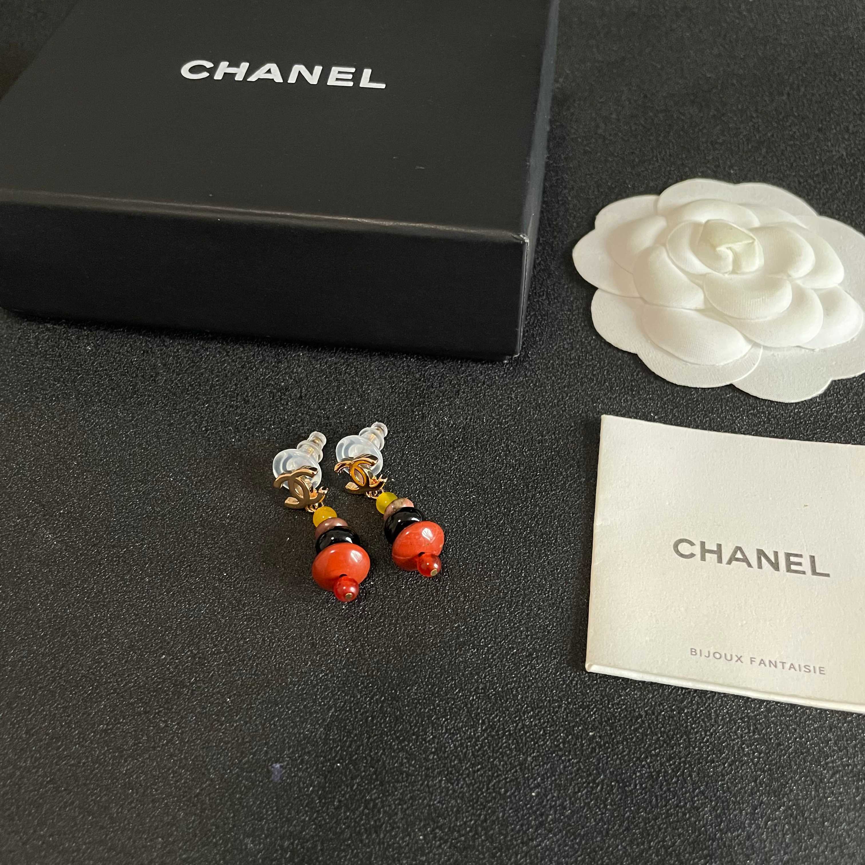 Chanel Beaded Earrings