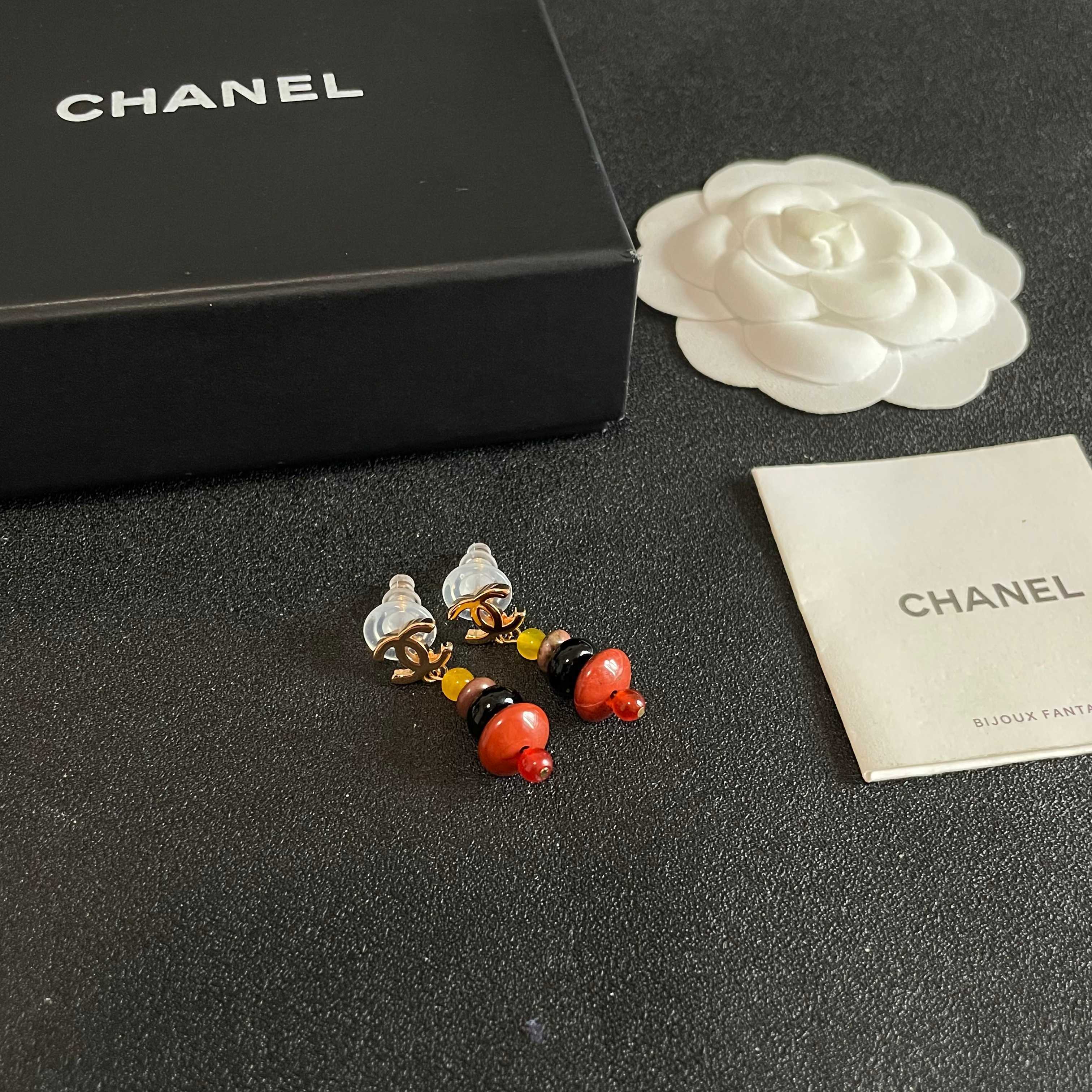 Chanel Beaded Earrings