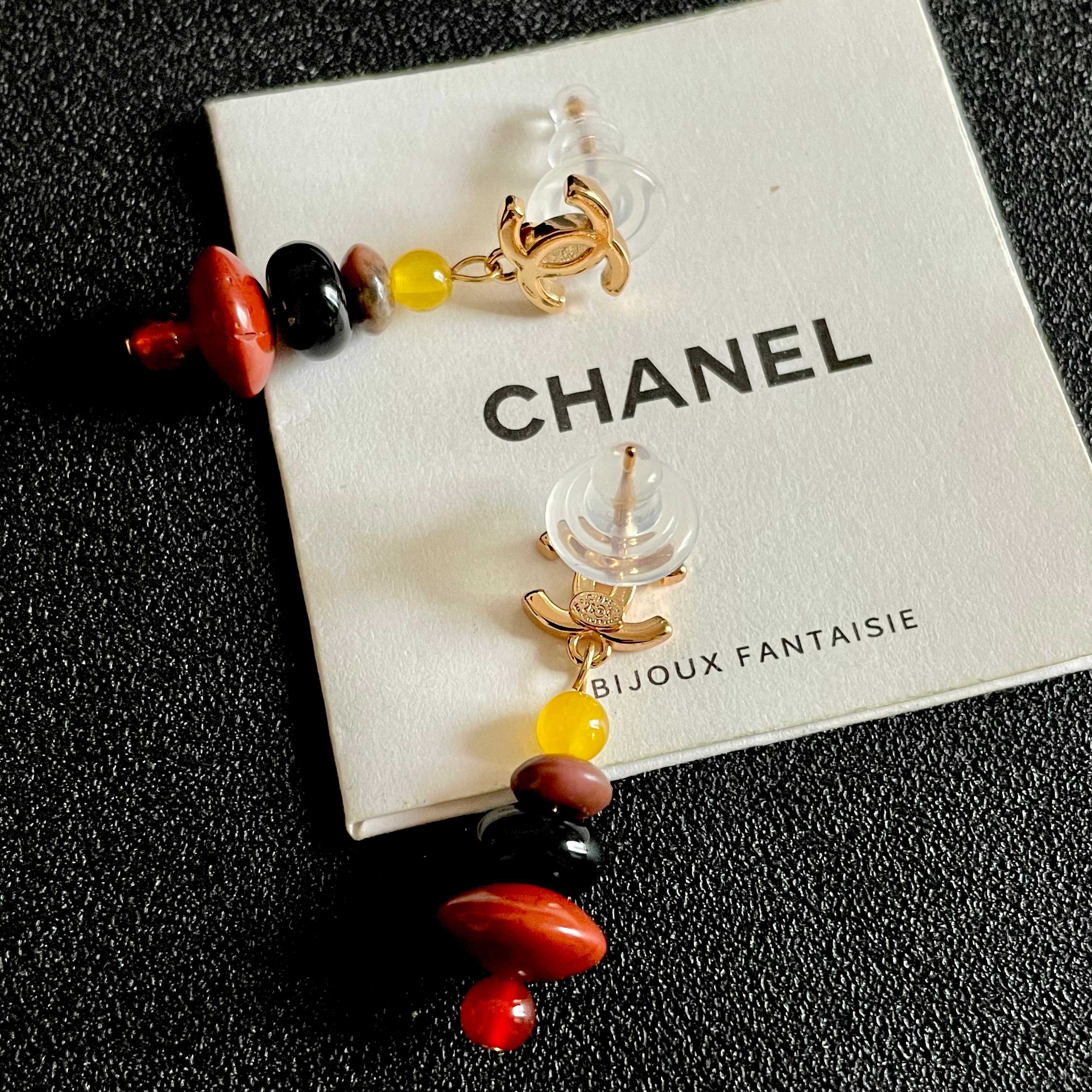 Chanel Beaded Earrings