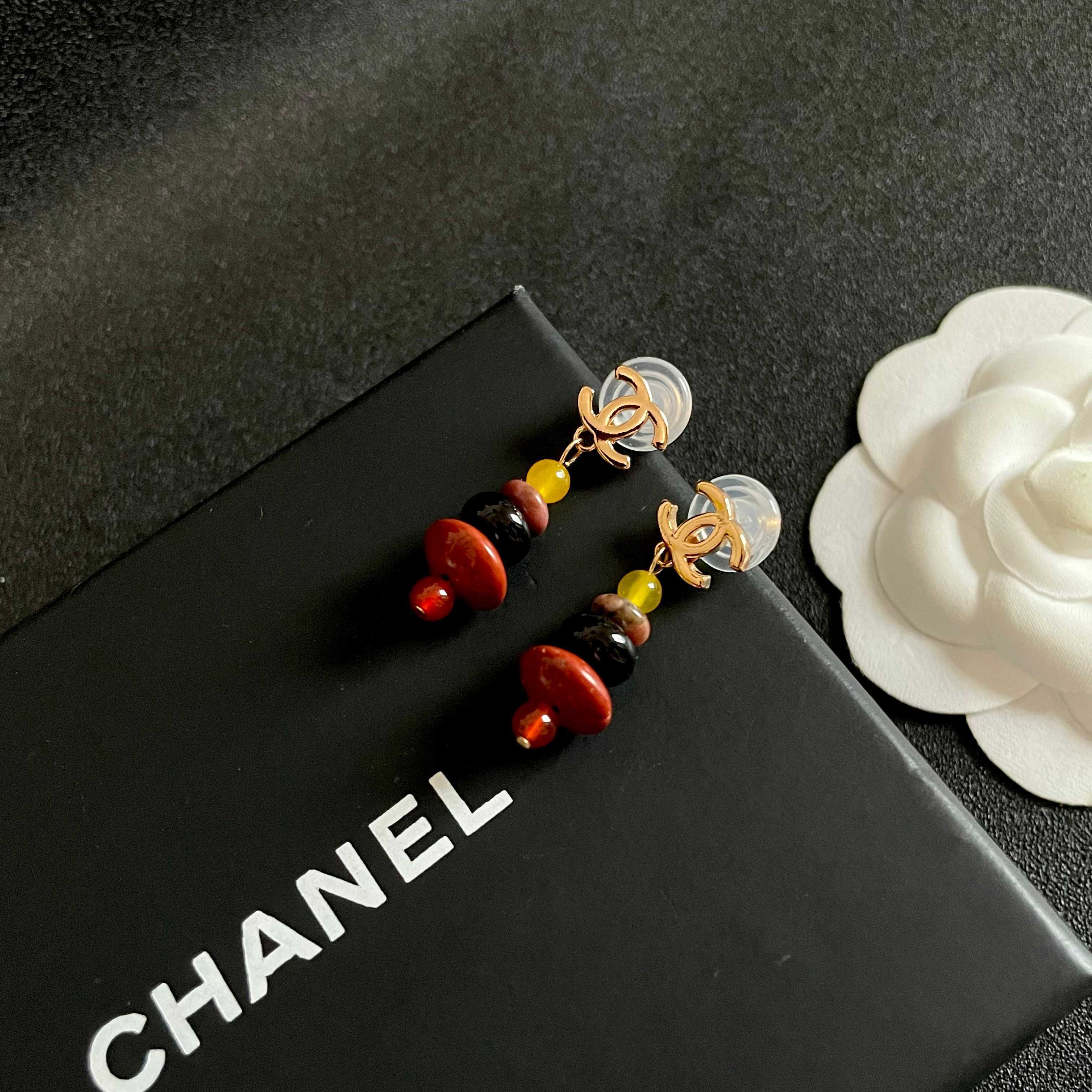 Chanel Beaded Earrings
