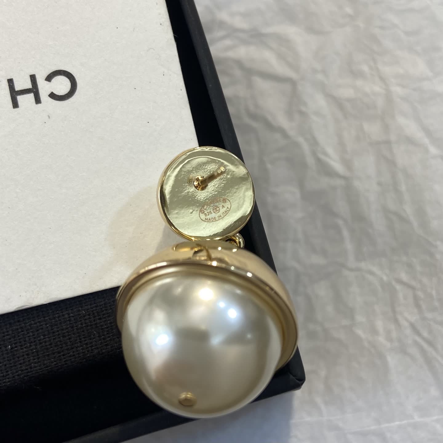 Chanel Pearl Earrings