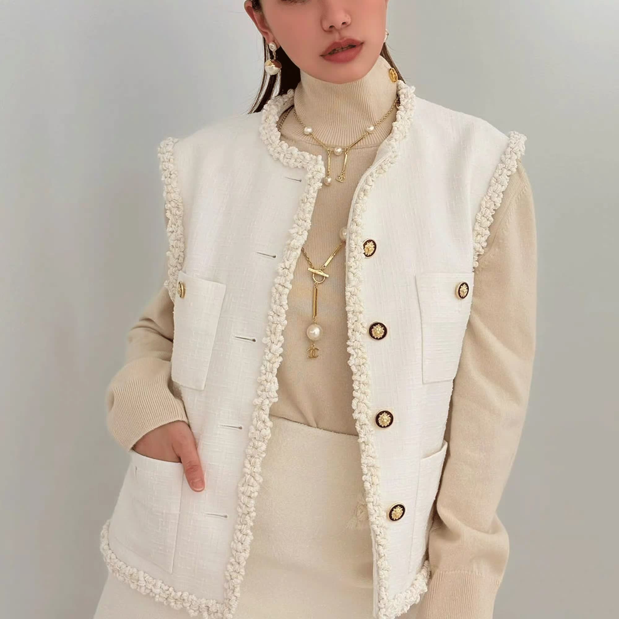 Chanel Pearl Earrings
