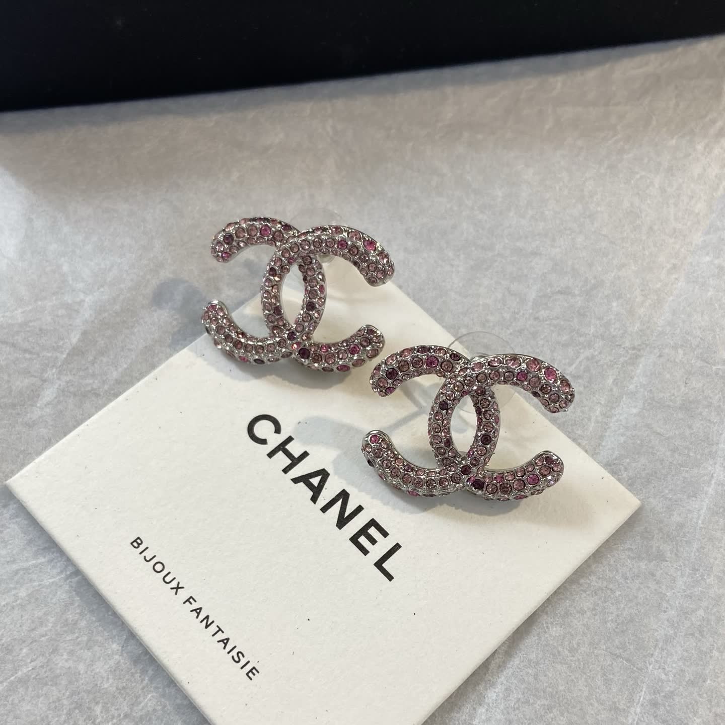 Chanel CC Logo Earrings