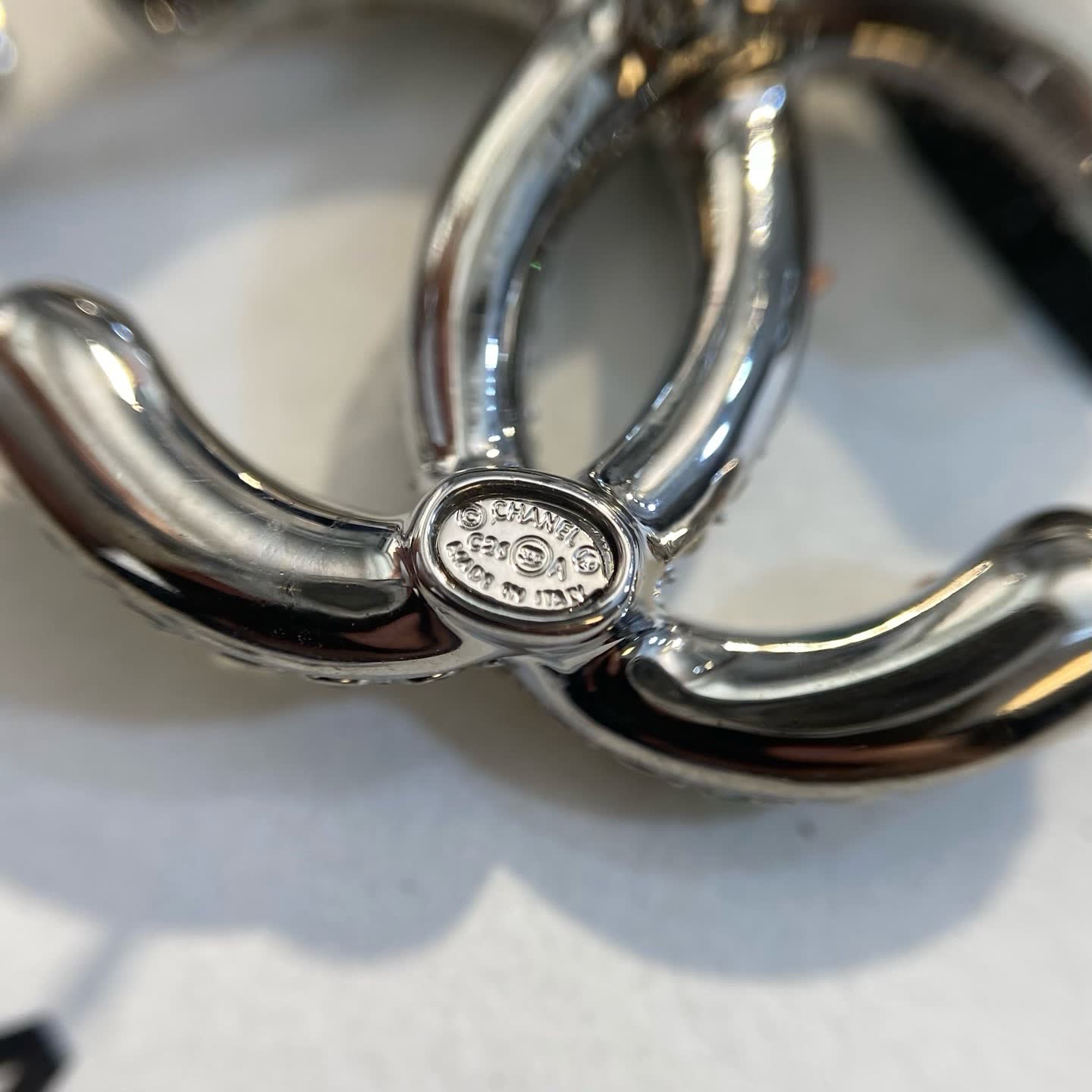 Chanel CC Logo Earrings