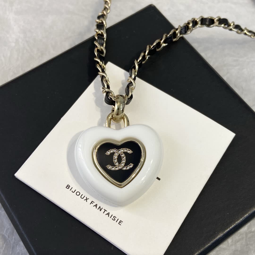 Chanel Heart-Shaped Earrings