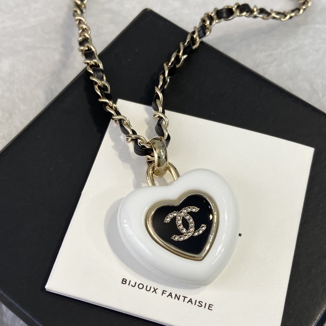 Chanel Heart-Shaped Earrings