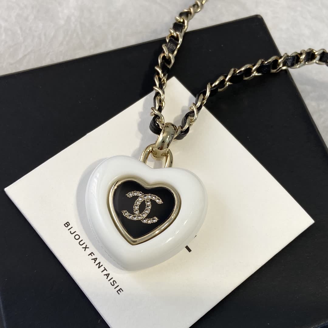 Chanel Heart-Shaped Earrings