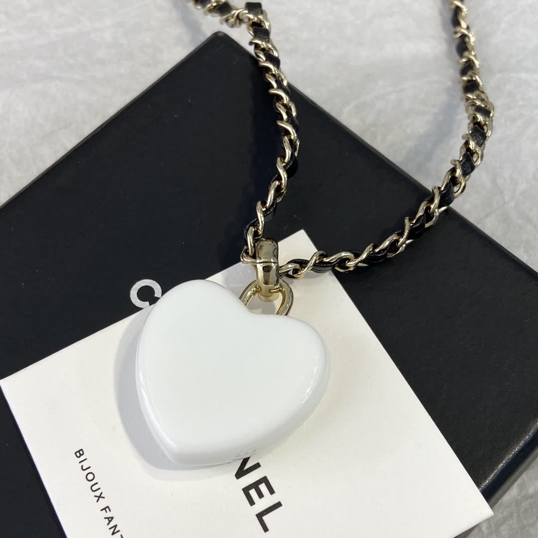 Chanel Heart-Shaped Earrings