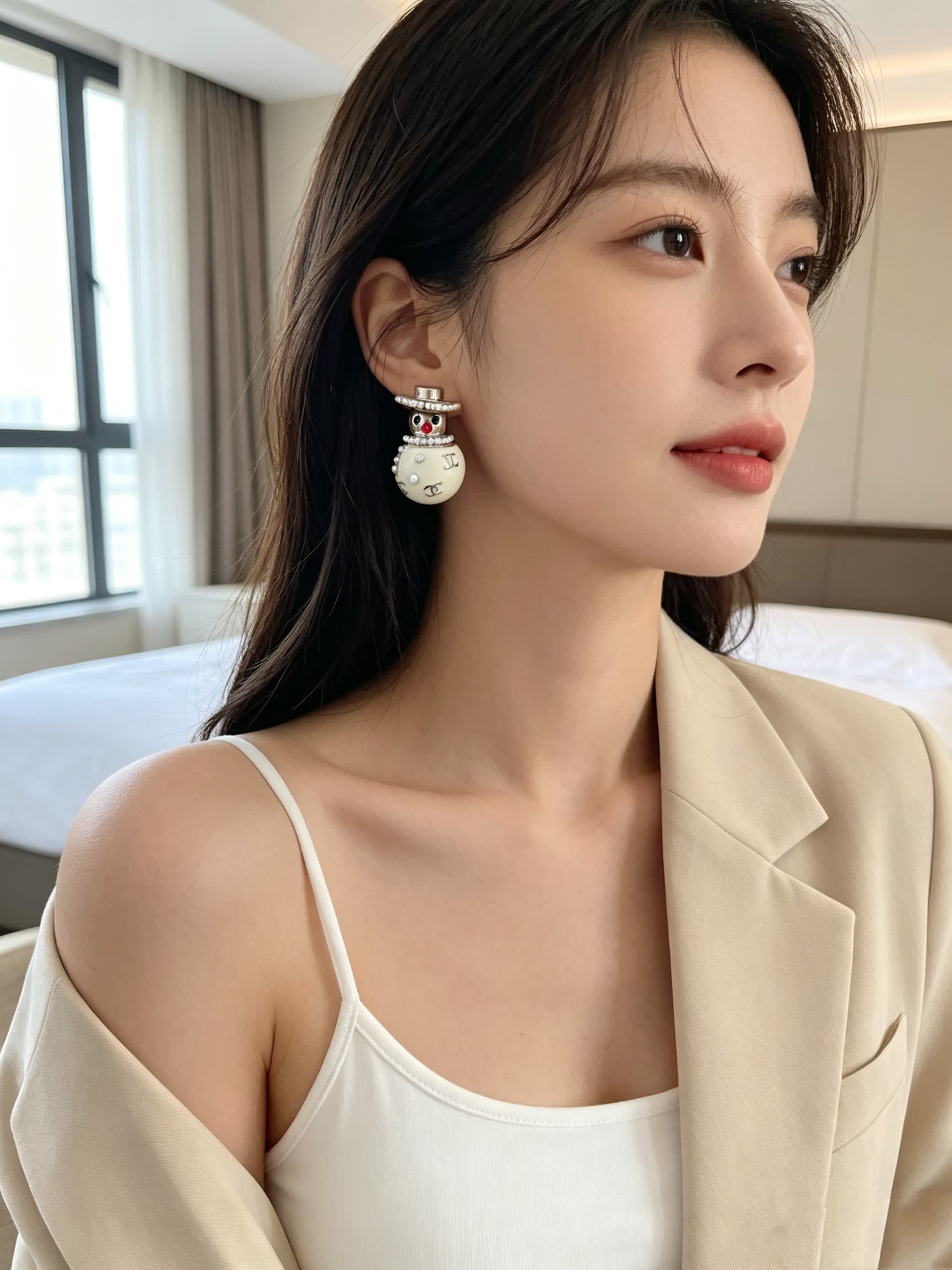 Chanel Pearl Earrings