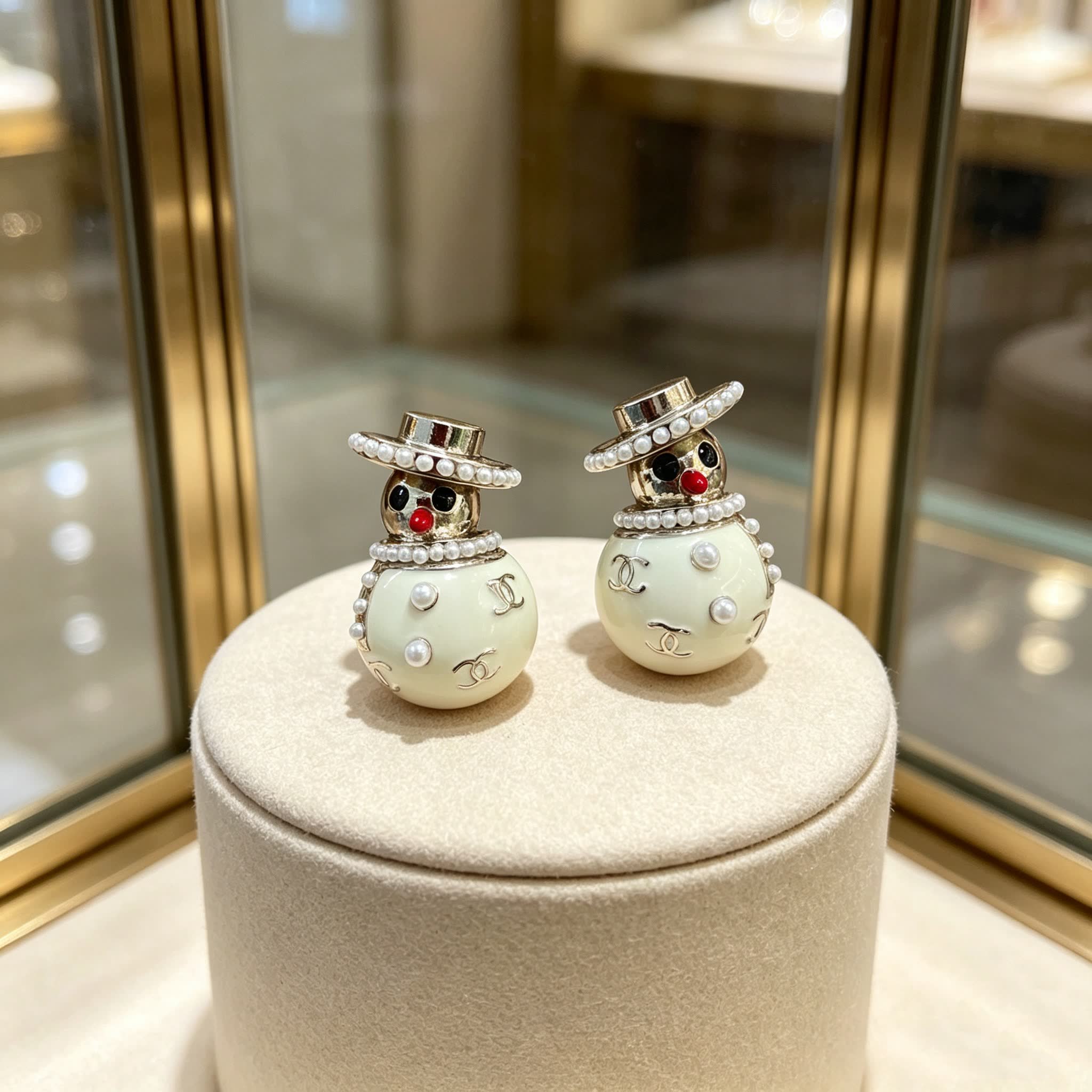 Chanel Pearl Earrings