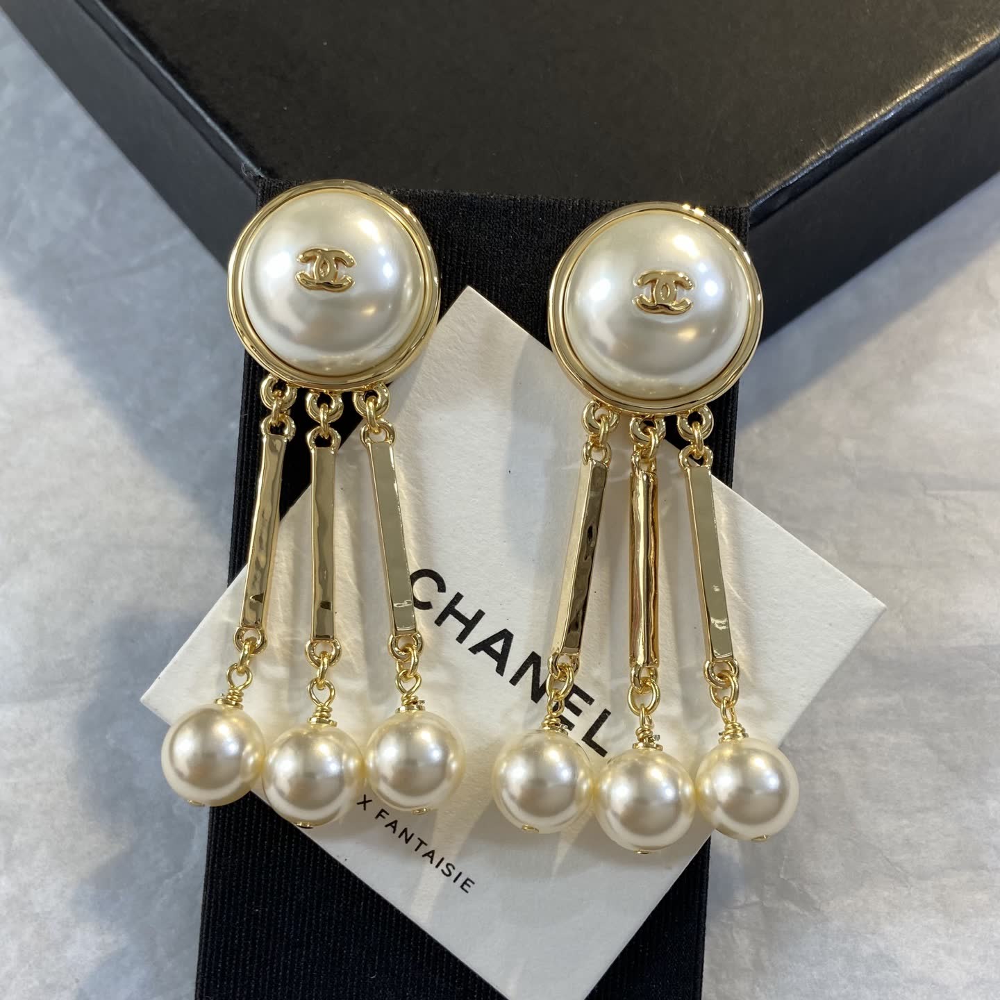 Chanel Pearl Earrings Chanel Pearl Earrings