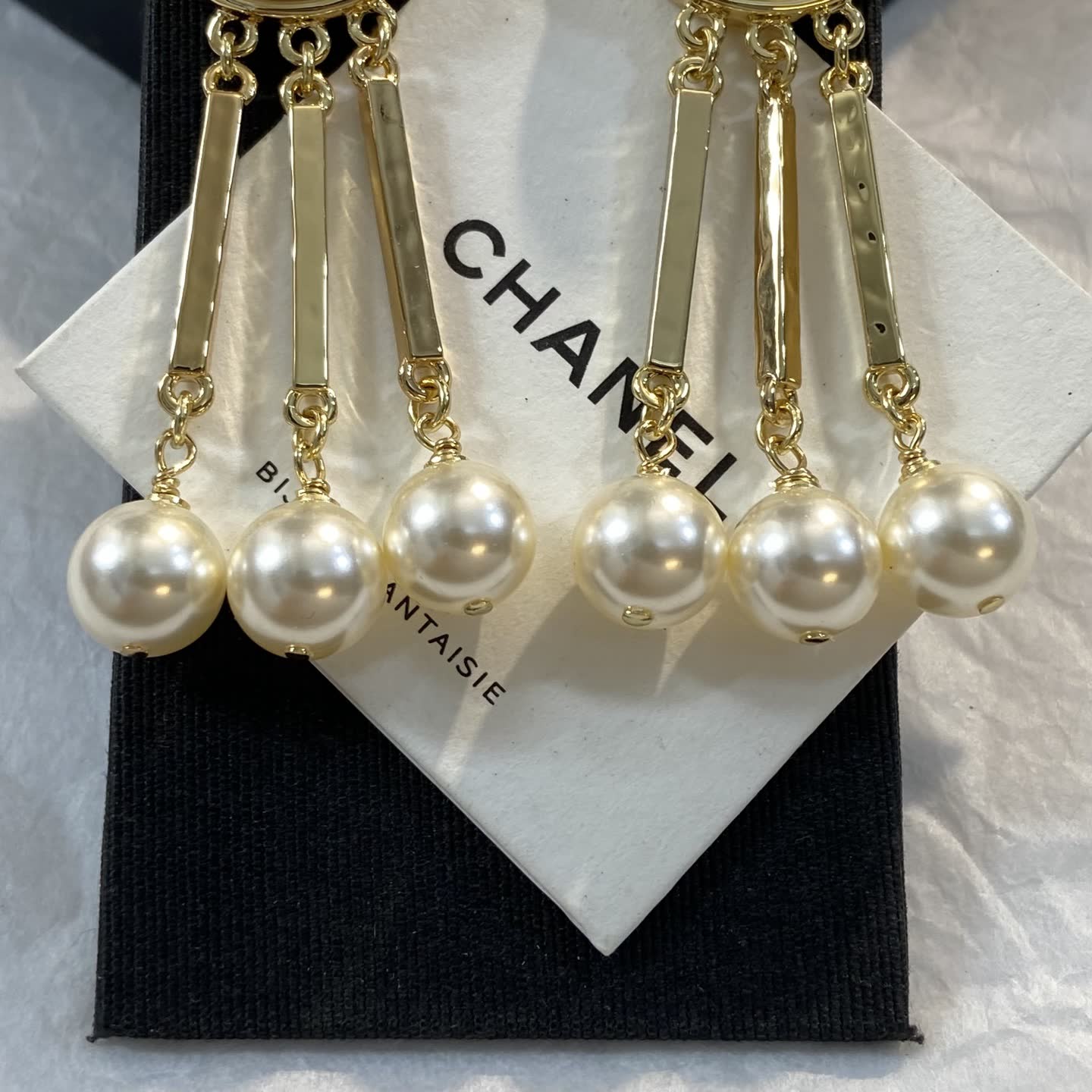 Chanel Pearl Drop Earrings