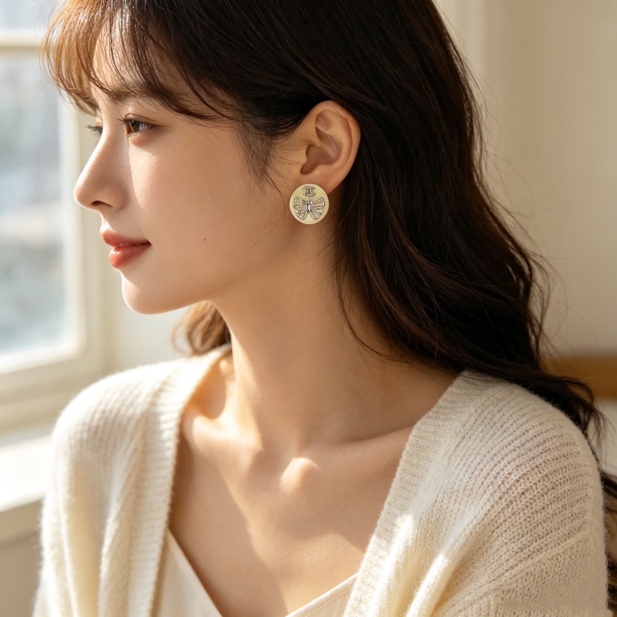 Chanel Butterfly Earrings
