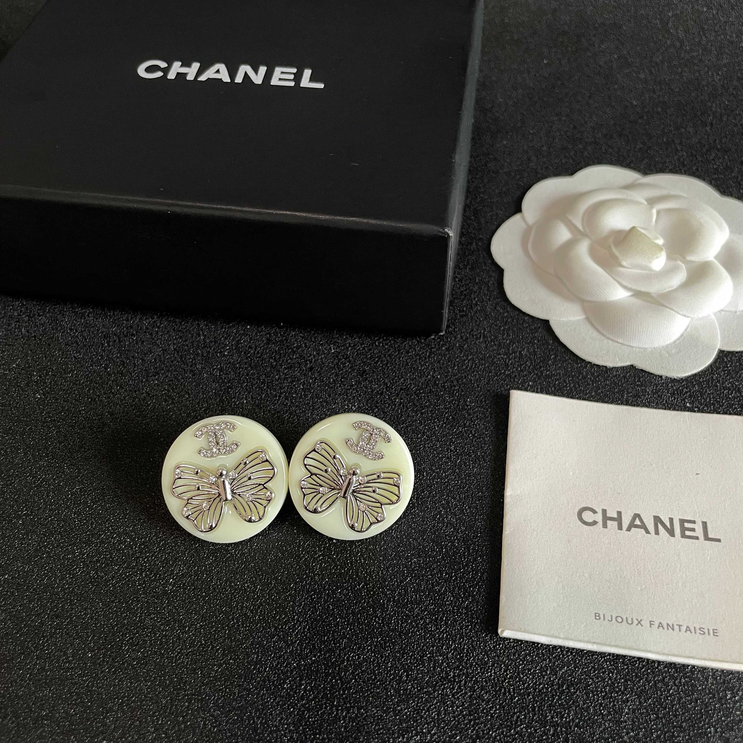 Chanel Butterfly Earrings