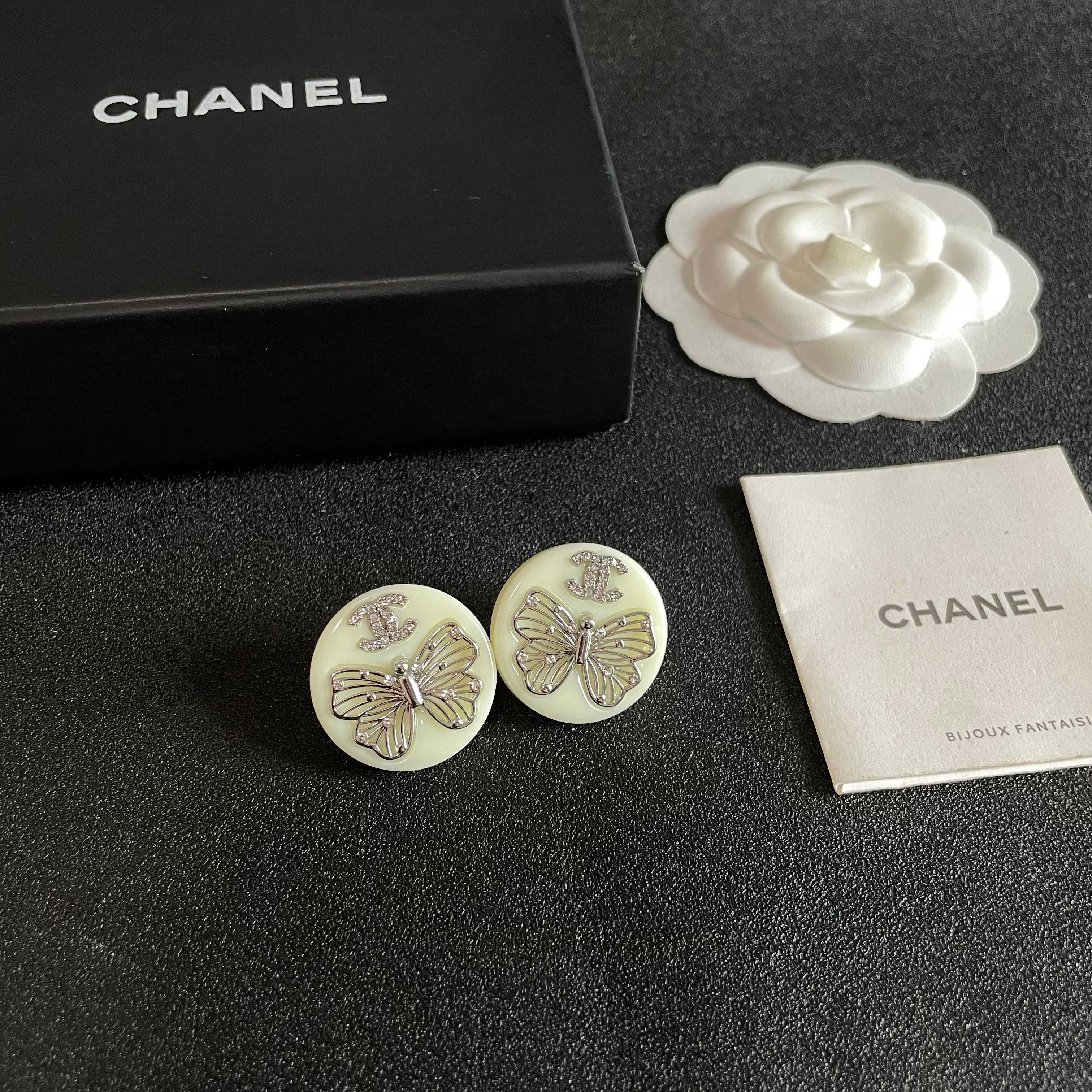 Chanel Butterfly Earrings