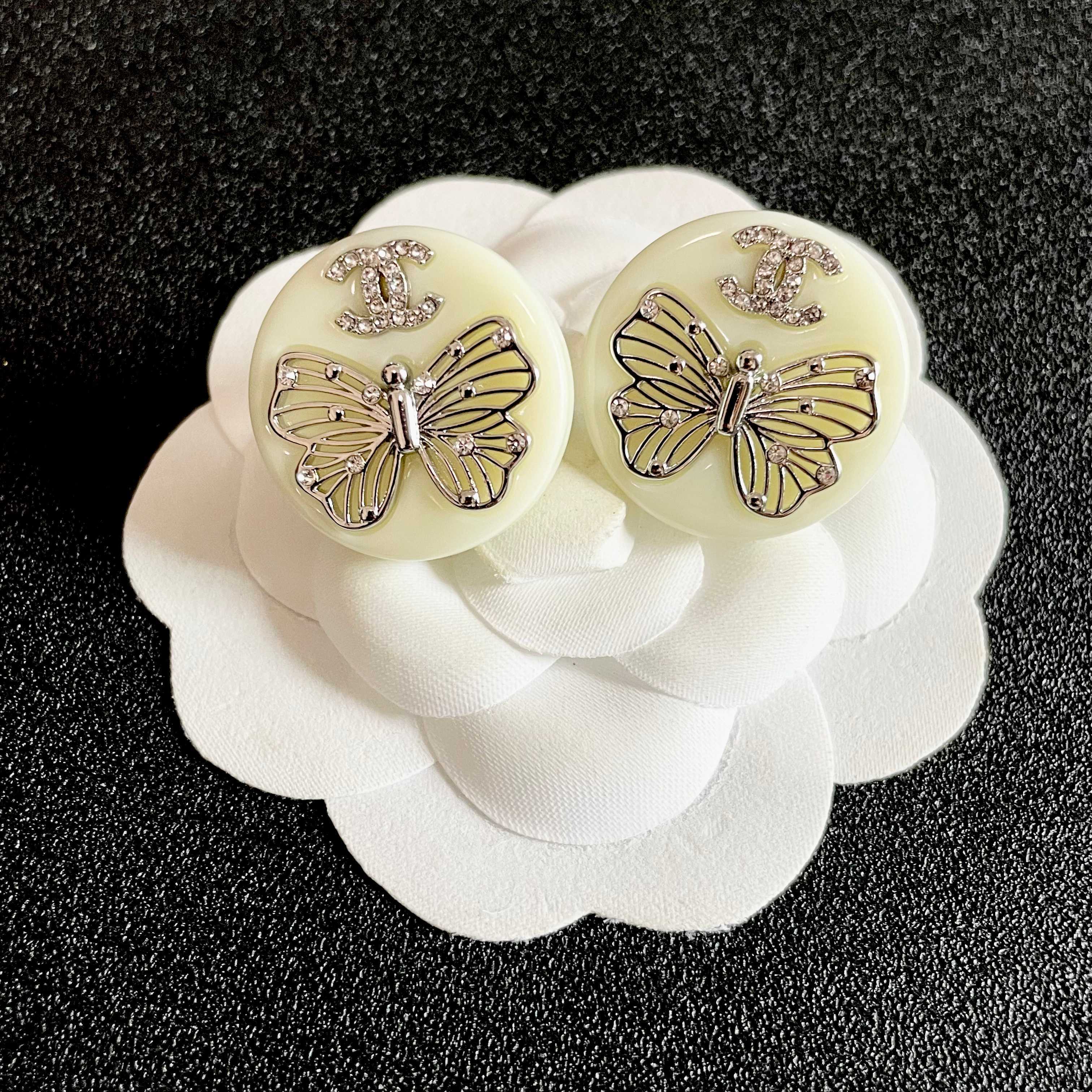 Chanel Butterfly Earrings
